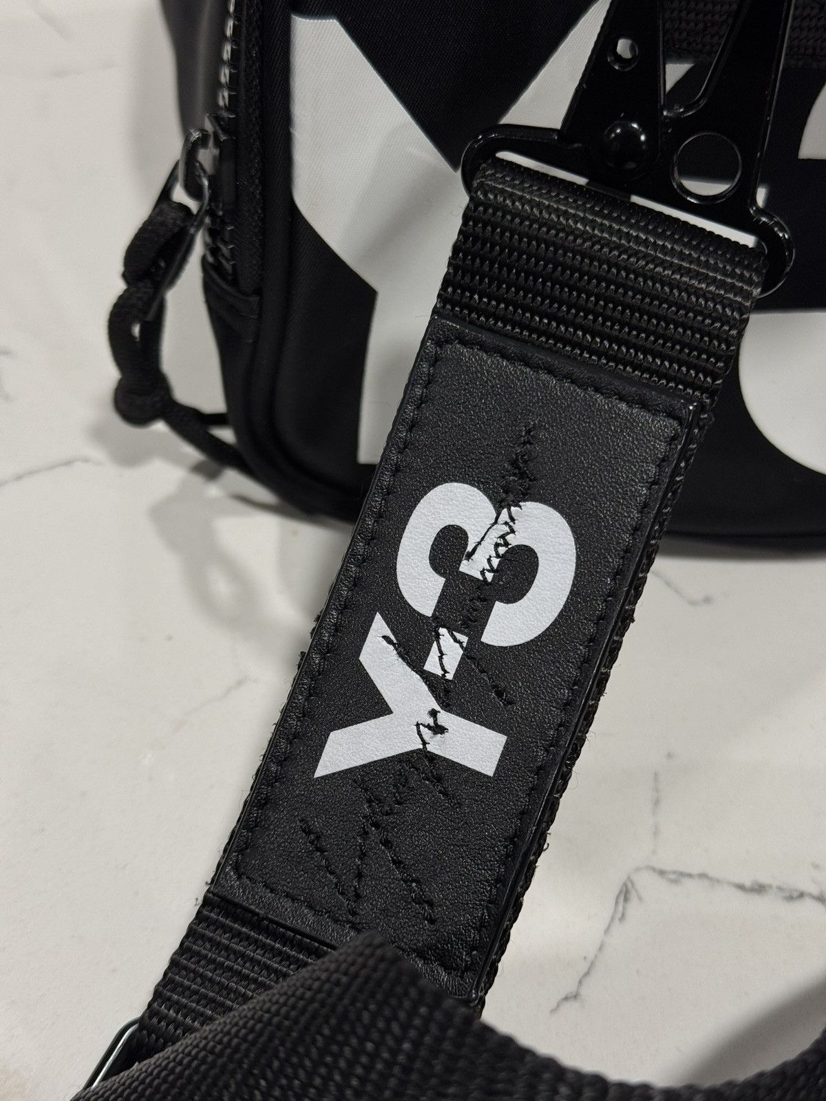 Y-3 adidas x Y-3 Yohji Yamamoto Crossbody Mini Duffel Bag Black Size ONE SIZE - 8 Thumbnail
