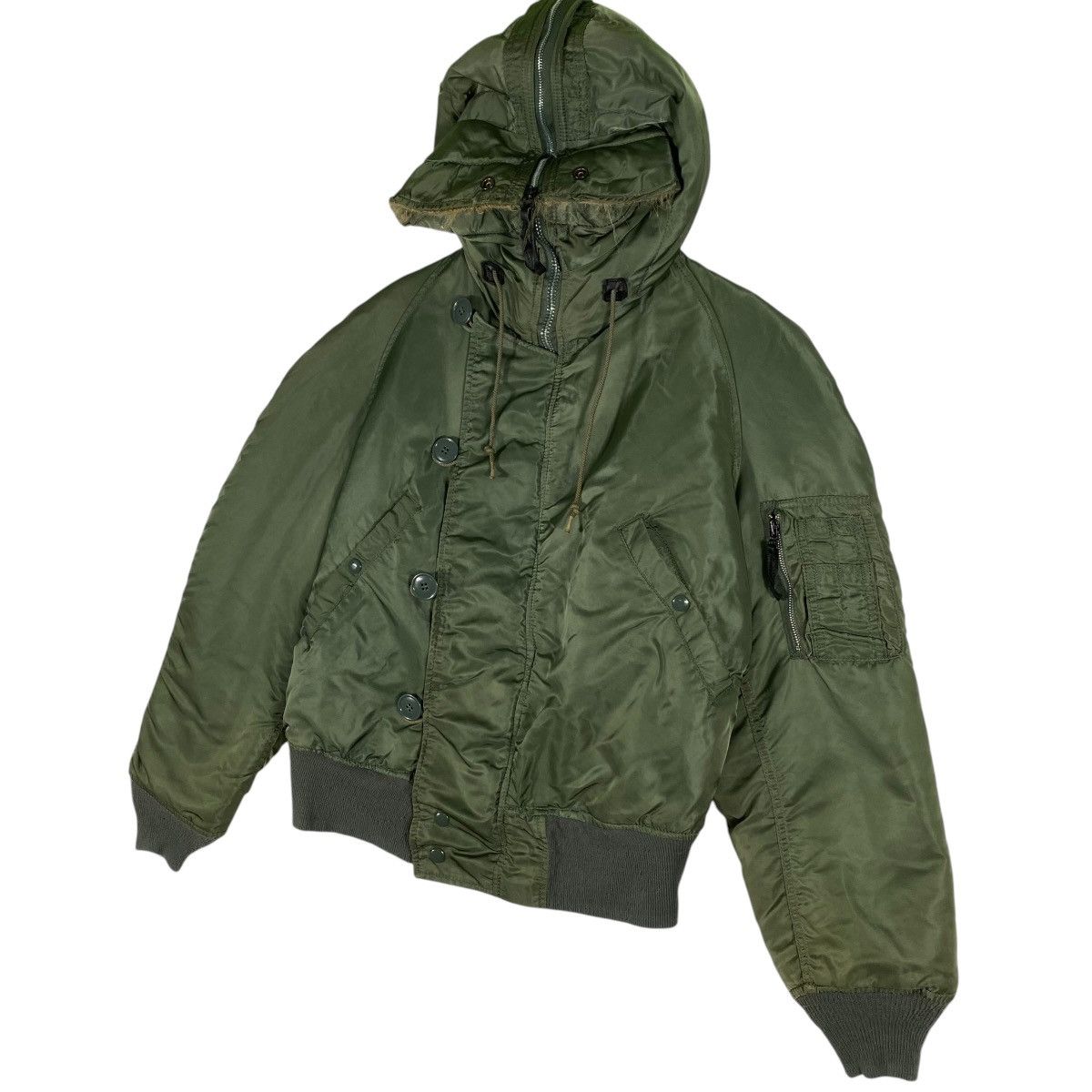 Alpha Industries × Vintage Vintage Alpha Industries Flying Man's Heavy N-2B Bomber Size US S / EU 44-46 / 1 - 2 Thumbnail