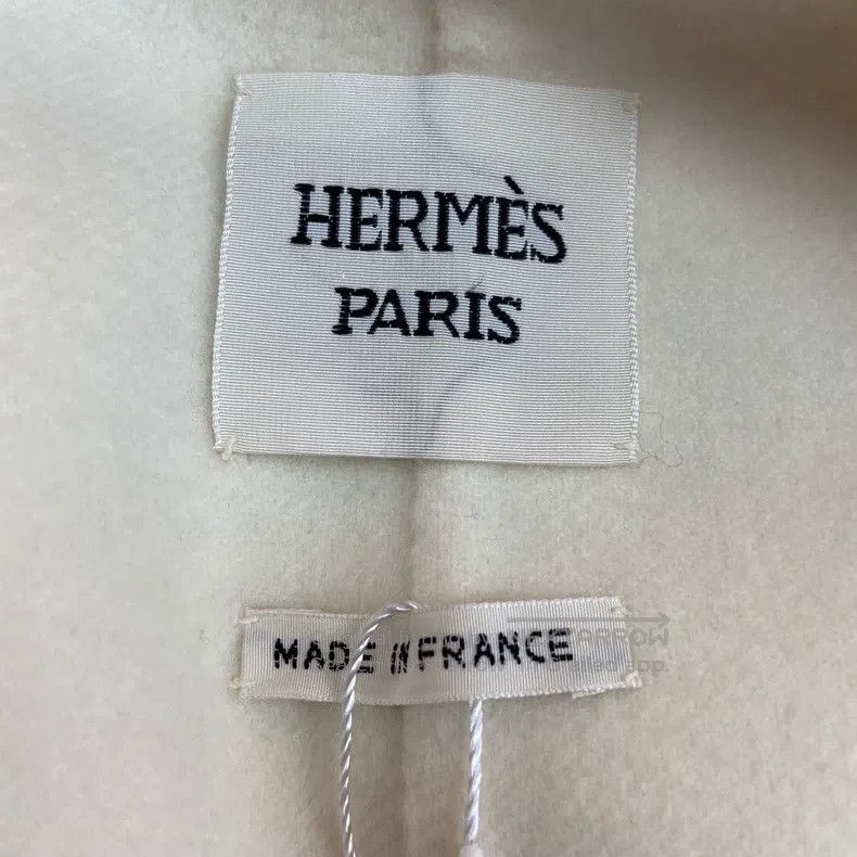 Hermes Hermes Leather Patch Cashmere Long Coat Size XXS / US 00 / IT 34 - 4 Thumbnail