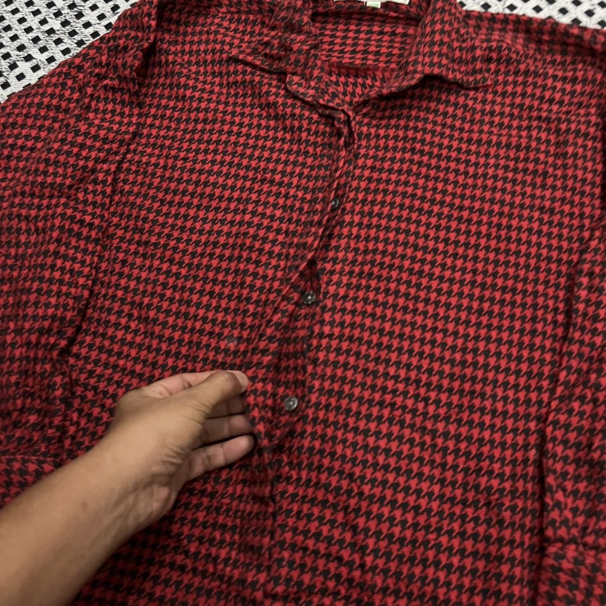 Norma Kamali 💎Norma Kamali Gingham Designer Flannel Button Ups Size L / US 10 / IT 46 - 4 Thumbnail