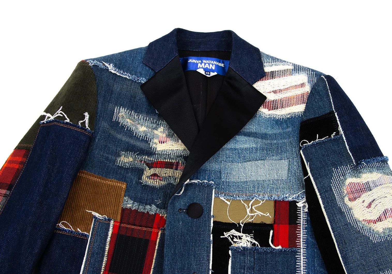 Junya Watanabe Patchwork Denim Coat in Indigo and Other Colors, XS Size US XS / EU 42 / 0 - 2 Thumbnail