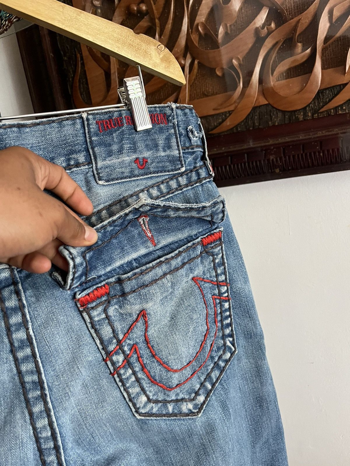 True Religion Y2K True Religion Distressed Jorts Size US 33 - 4 Thumbnail
