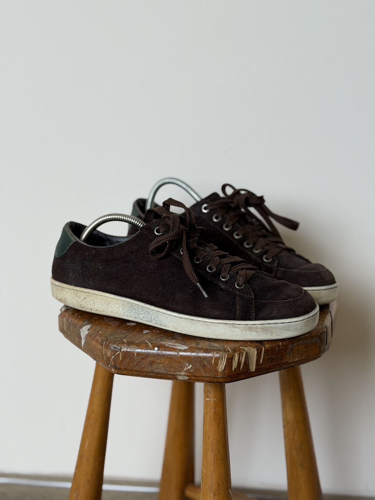 Gucci Gucci Brown Suede Luxury Shoes Size US 9.5 / EU 42-43 - 1 Thumbnail