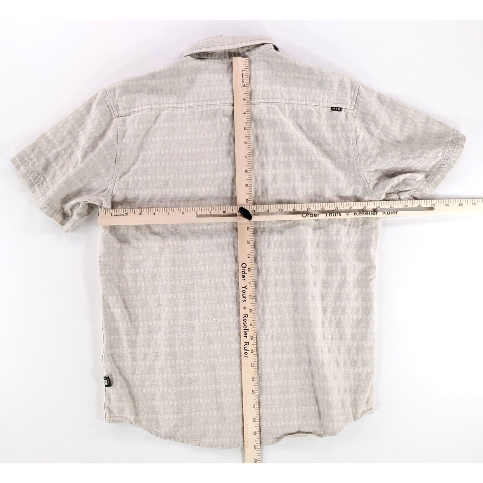 Howler Brothers Howler Brothers Button-Up Short Sleeve Shirt White Cream Mens S Size US S / EU 44-46 / 1 - 7 Thumbnail