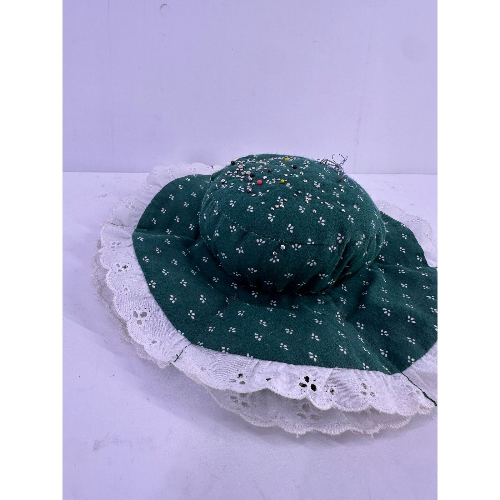 & Other Stories Vintage hand made Green Polka Dot Pin Cushion Size ONE SIZE - 2 Thumbnail
