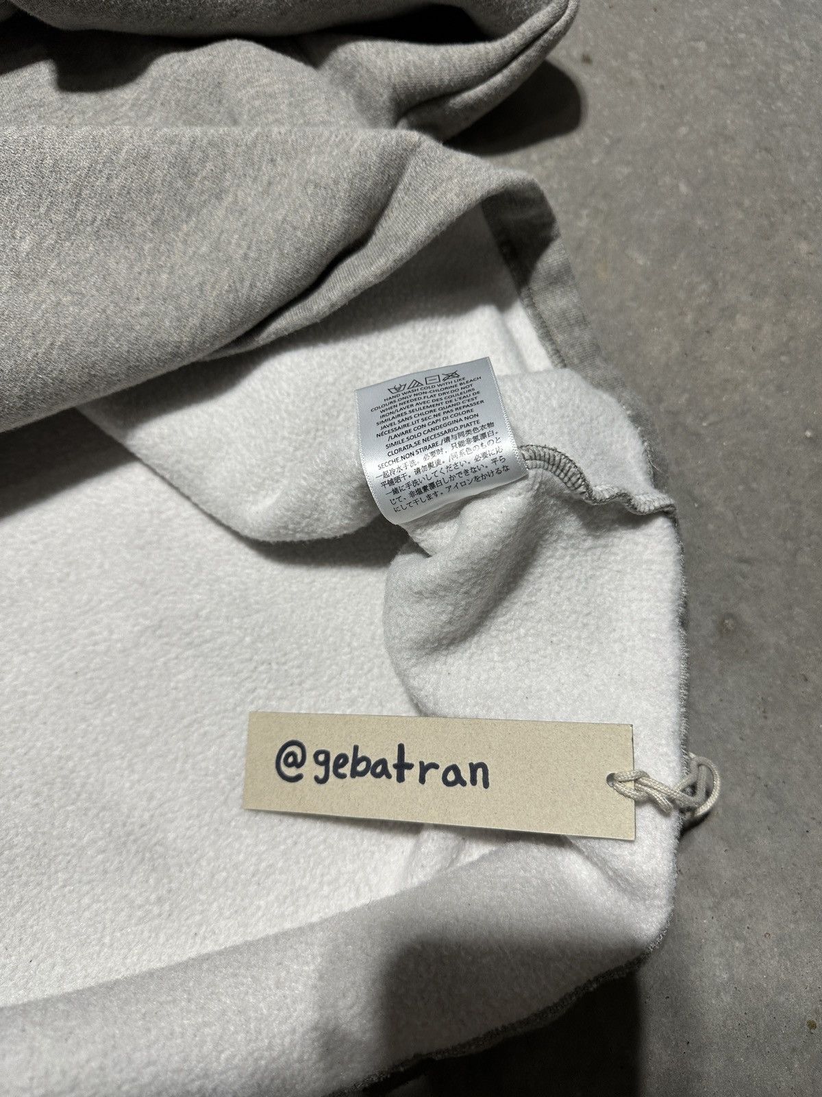 Essentials × Fear of God Fear of God Essentials Mock Neck Sweatshirt Gray X-Small Size US XS / EU 42 / 0 - 5 Thumbnail