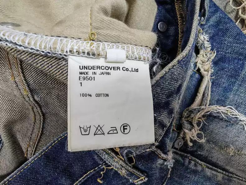 Undercover Undercover 68 blue string jeans Size US 30 / EU 46 - 5 Thumbnail
