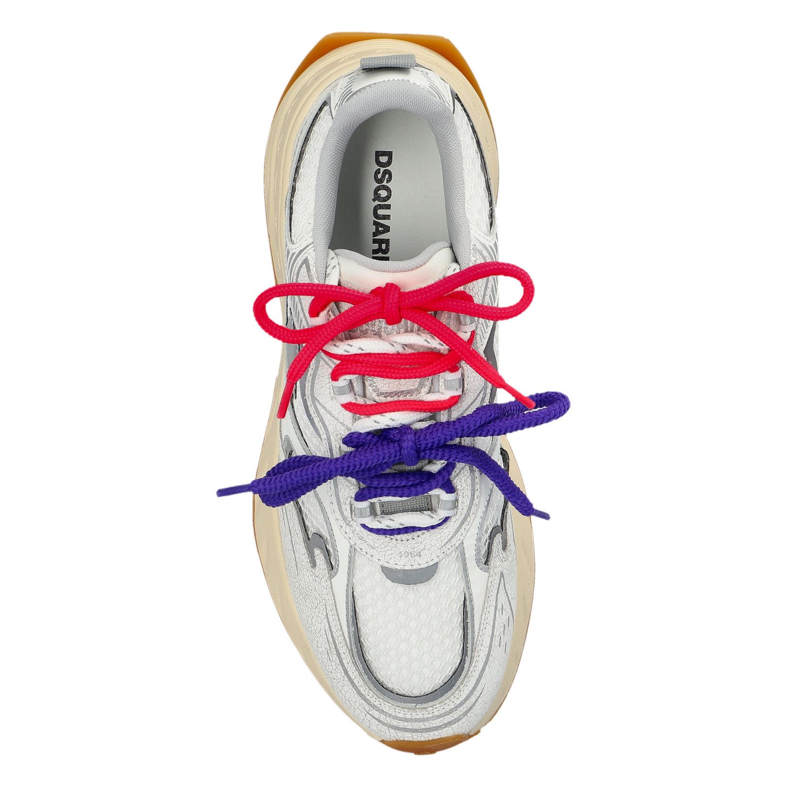 Dsquared2 DSQUARED2 'Sprinter' White Sports Shoes New & Authentic (Wom Size US 8.5 / IT 38.5 - 5 Thumbnail