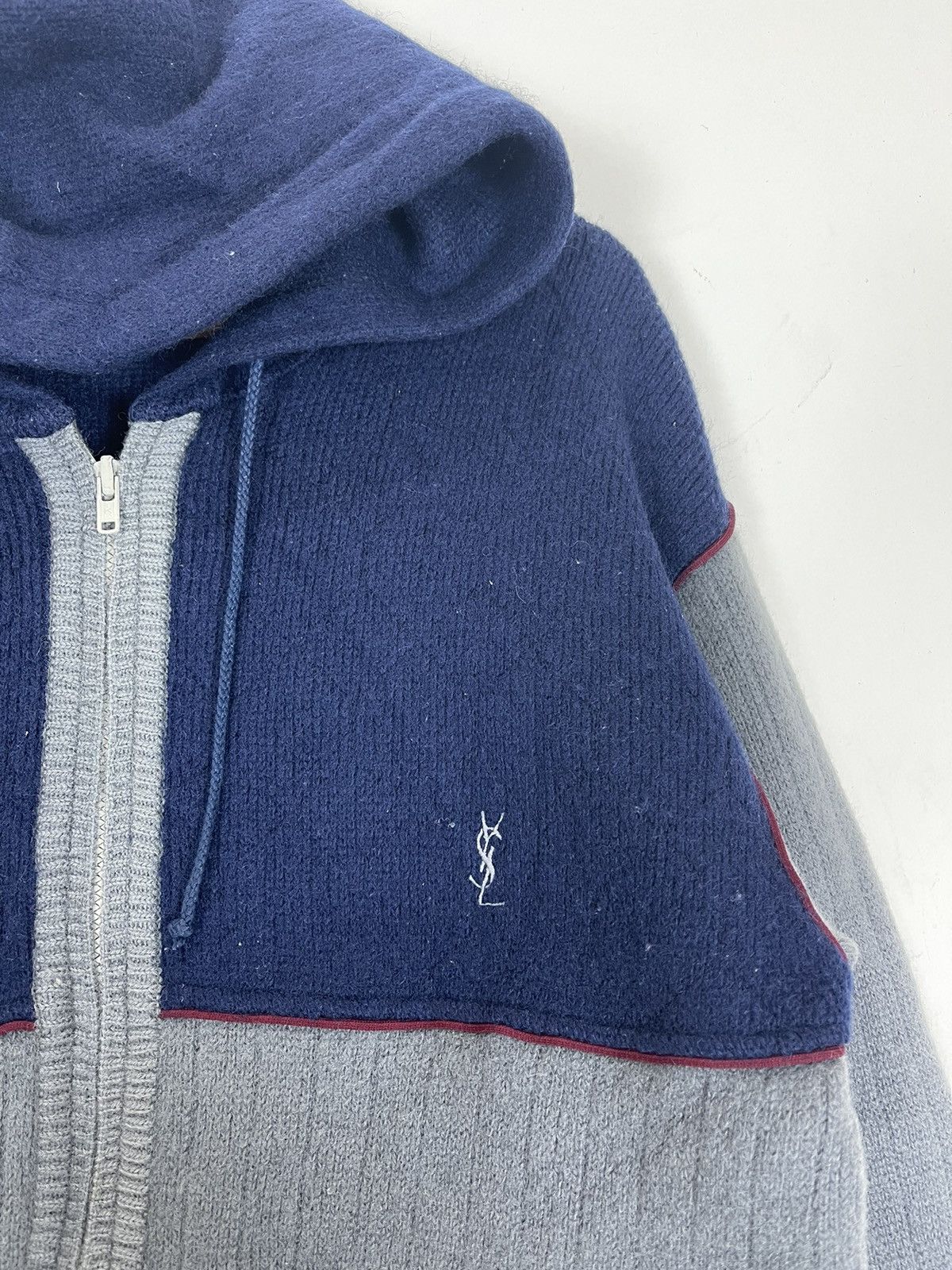 Yves Saint Laurent YVES SAINT LAUREN TRICOT POUR HOMME ZIPPER SWEATSHIRT HOODIE Size US M / EU 48-50 / 2 - 9 Thumbnail