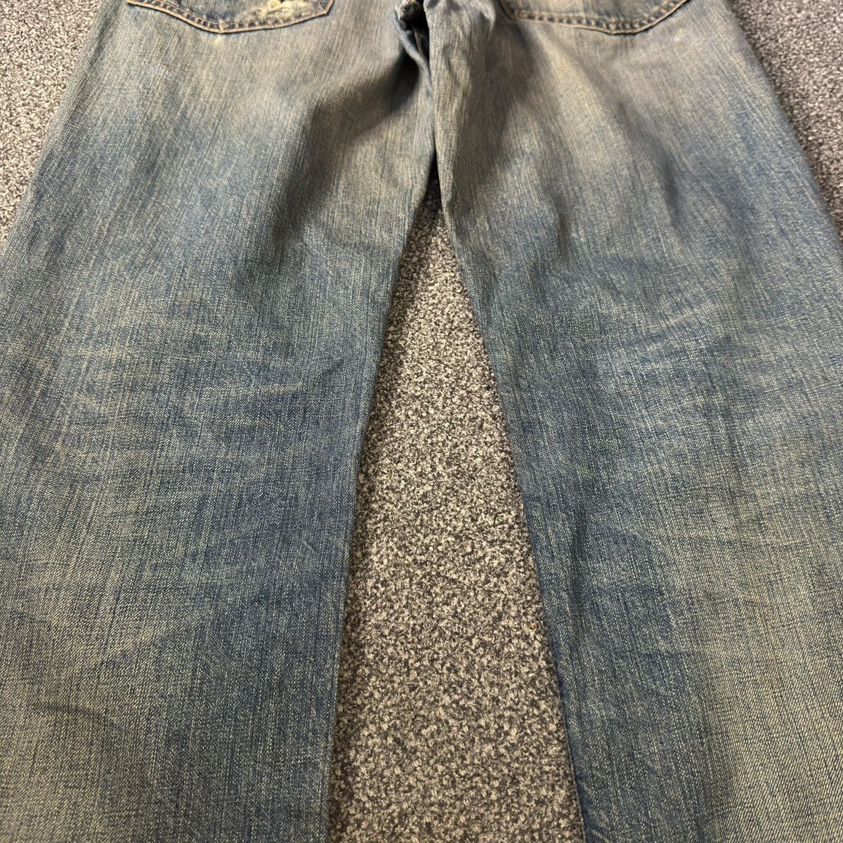 Levi's Vintage 2005 Levis S502 Destroyed Grunge Jeans W34 Size US 34 / EU 50 - 12 Thumbnail