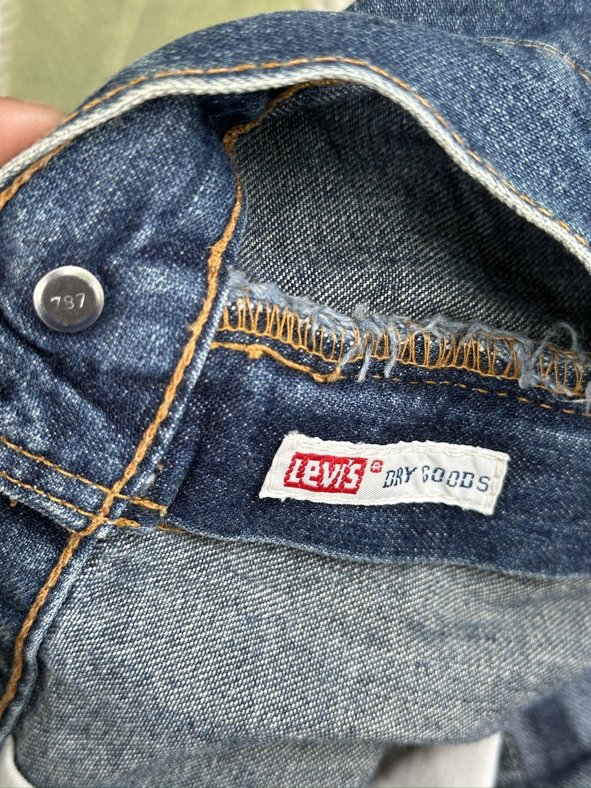Japanese Brand Levis Baggy Short Denim Big Size 🎌💥 Size US 30 / EU 46 - 9 Thumbnail