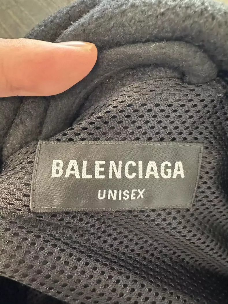 Balenciaga Balenciaga Black Fleece Jacket with Logo-2505 Size US L / EU 52-54 / 3 - 3 Thumbnail