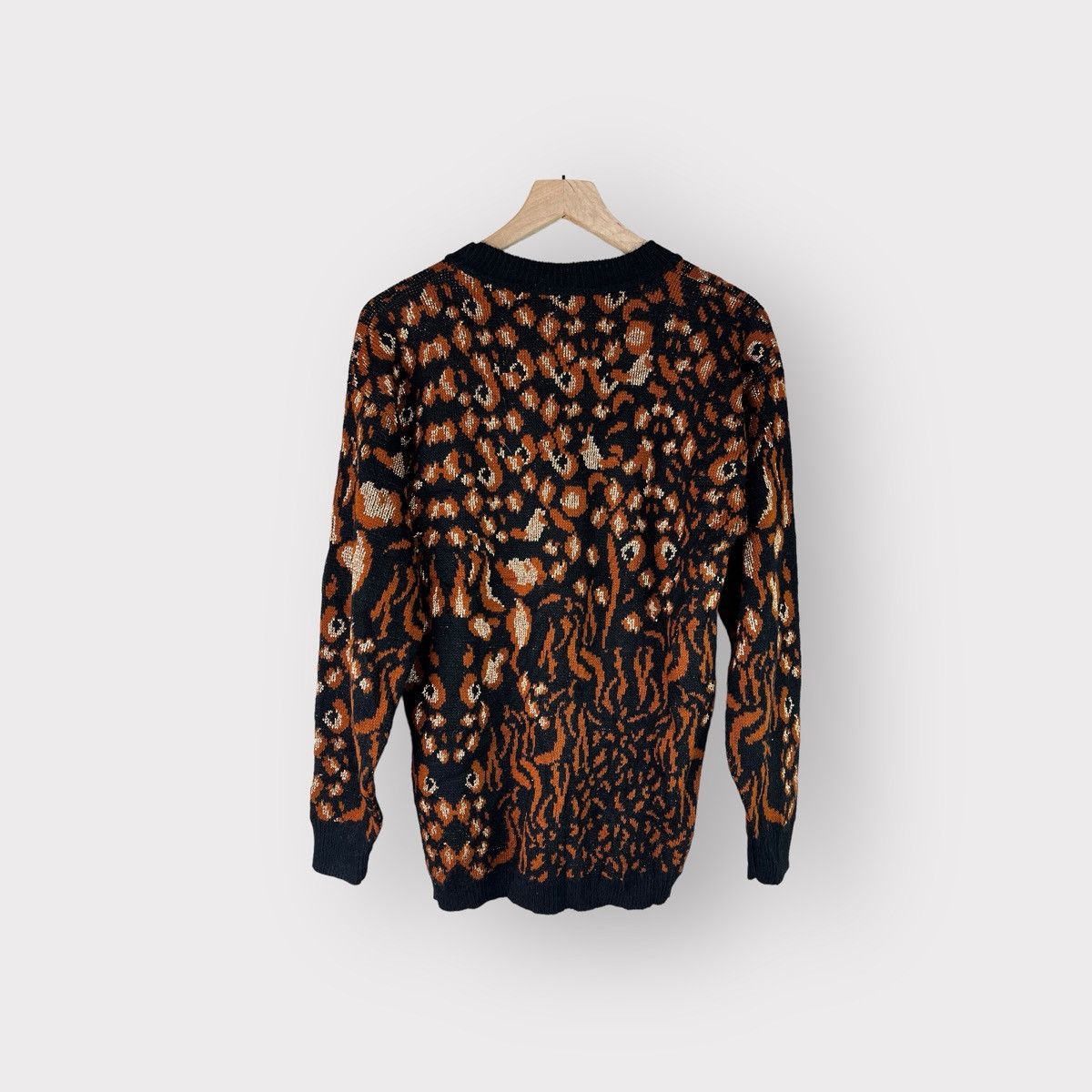 Vintage Vintage 1980's Carriage Court Women's Animal Print Sweater Size M / US 6-8 / IT 42-44 - 3 Thumbnail