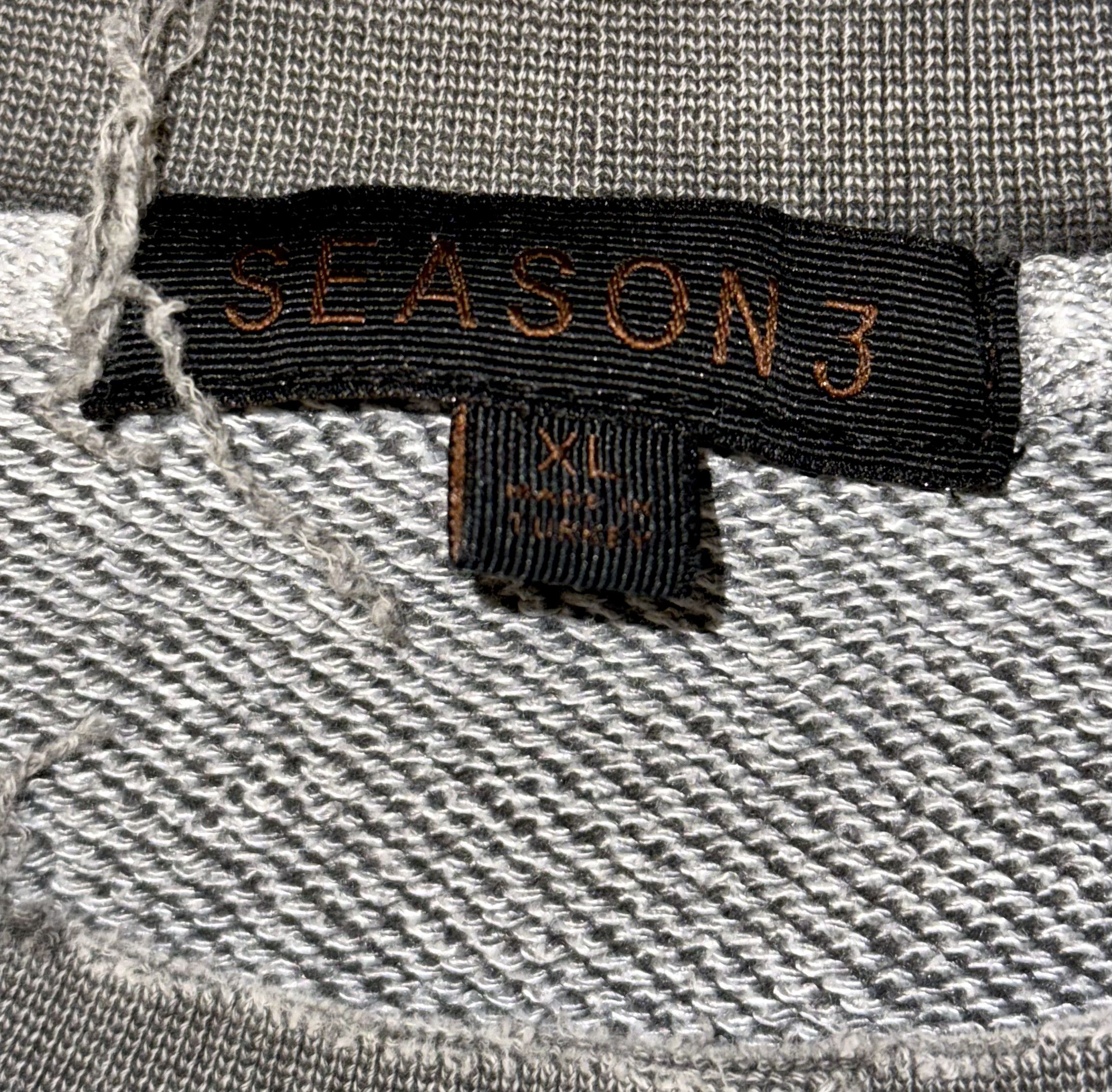 Yeezy Yeezy Season 3 Oversized Gray Sweatshirt Size US XL / EU 56 / 4 - 2 Thumbnail