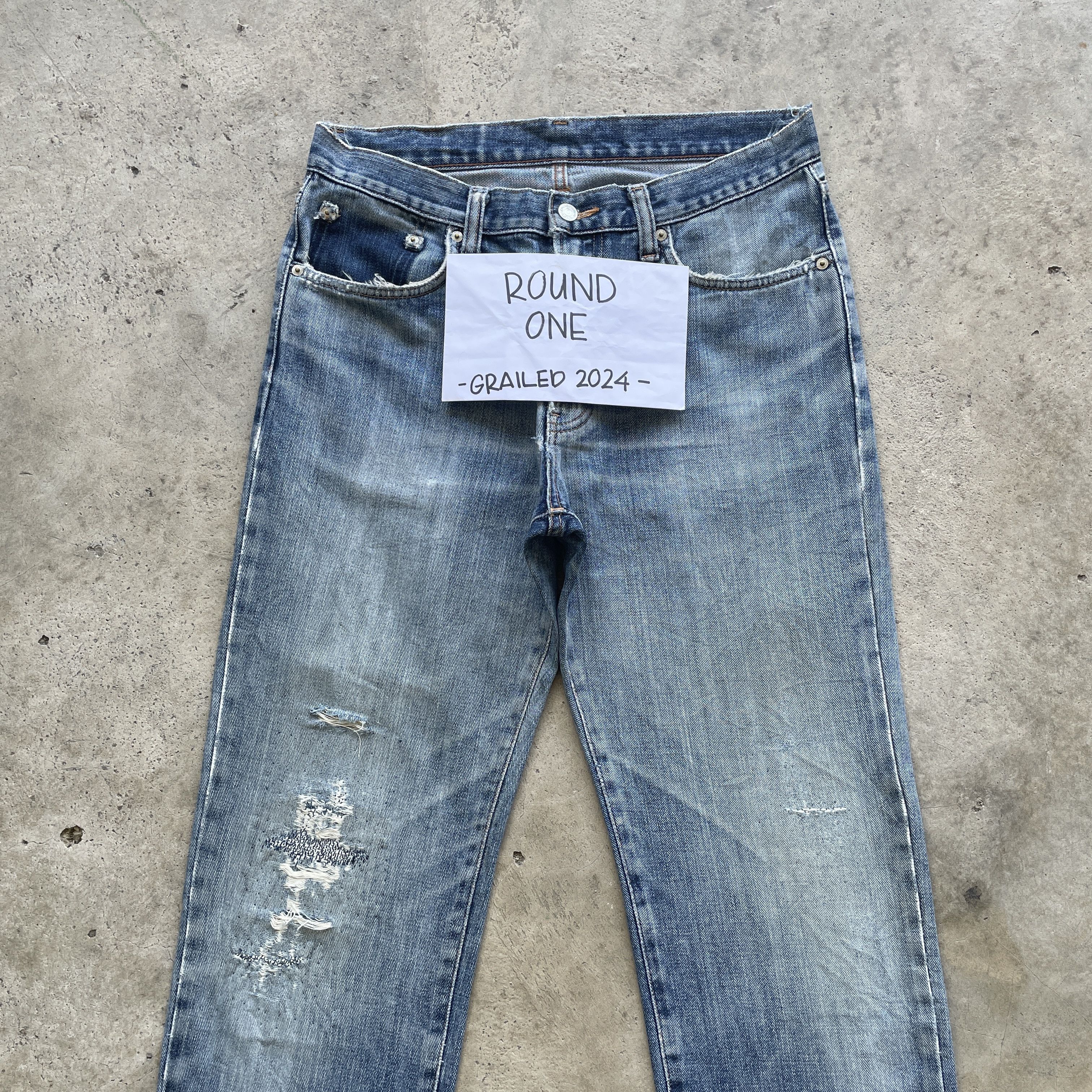 Edwin × Japanese Brand VINTAGE EDWIN FADED DENIM JEANS PANTS W32x30.5 Size US 32 / EU 48 - 3 Thumbnail