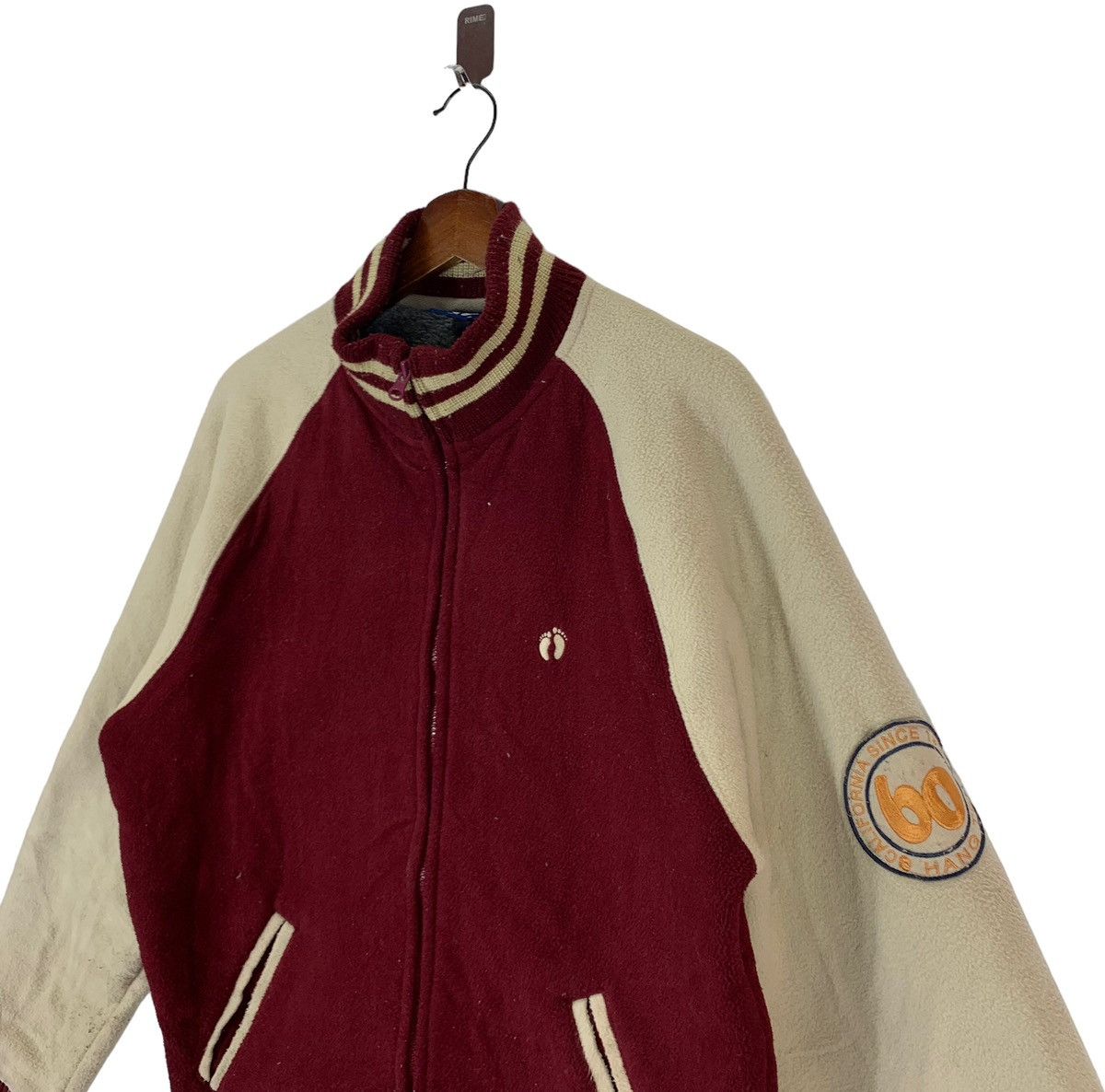 Hang Ten VINTAGE HANG TEN SURFWEAR VARSITY ZIPPER JACKET Size US L / EU 52-54 / 3 - 4 Thumbnail
