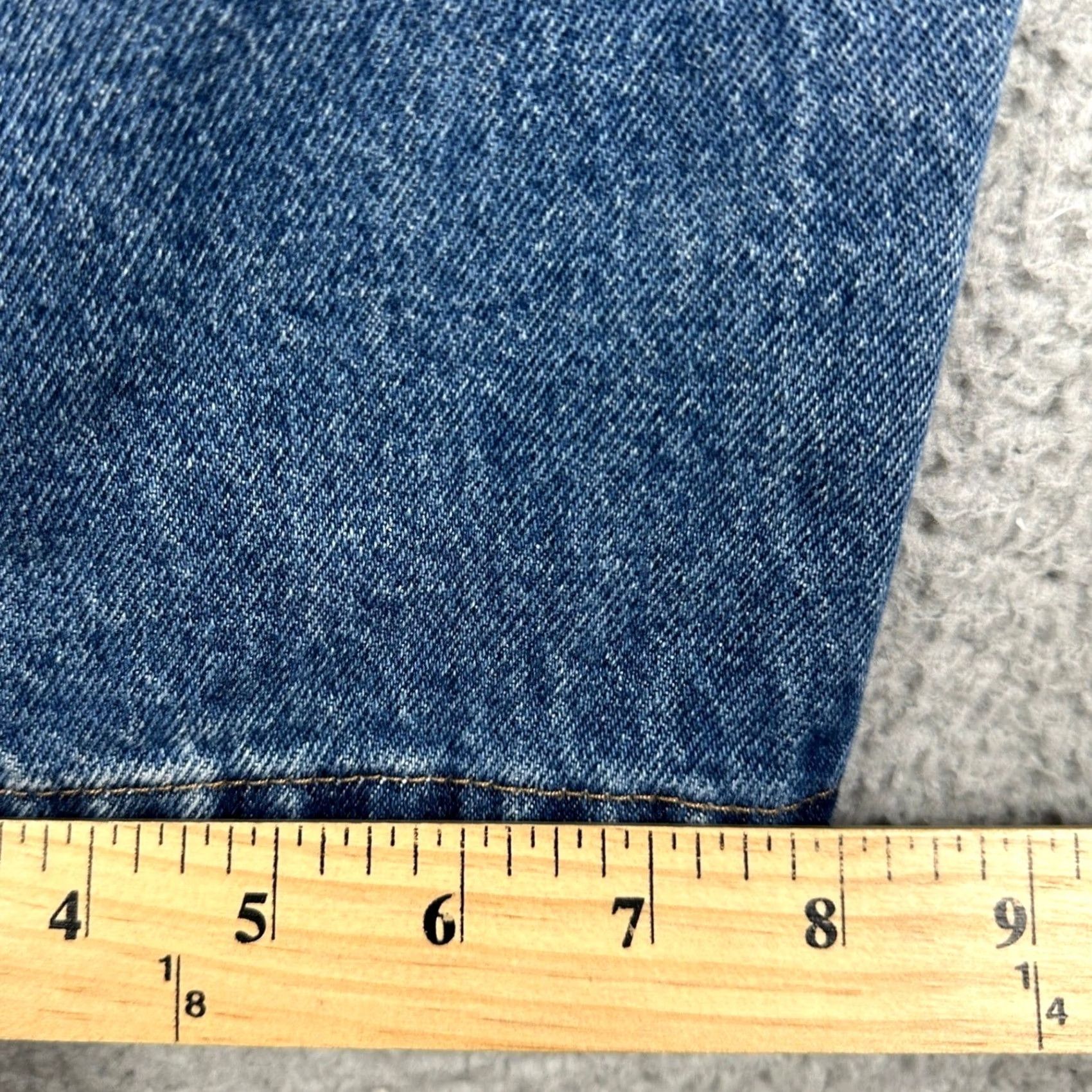 Vintage L.L. Bean Jeans Mens 44X30 Blue Classic Fit Straight Leg 5 Pocket Denim Jeans Size US 44 / EU 60 - 6 Thumbnail