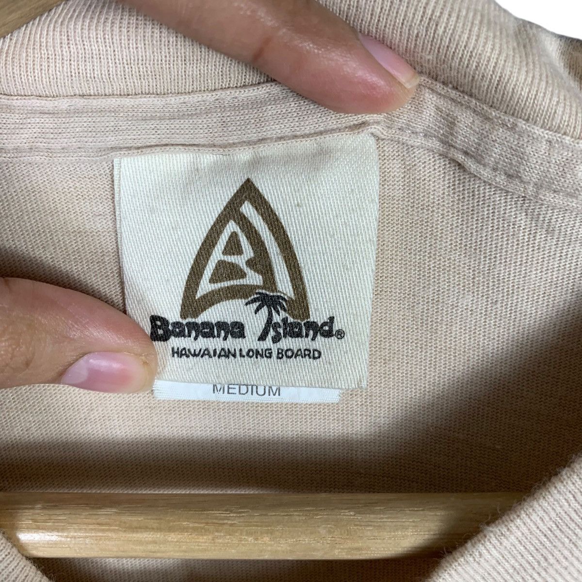 Vintage Vintage HAWAII BANANA ISLAND Long Board Surf Tee Shirt Top Size M / US 6-8 / IT 42-44 - 7 Thumbnail