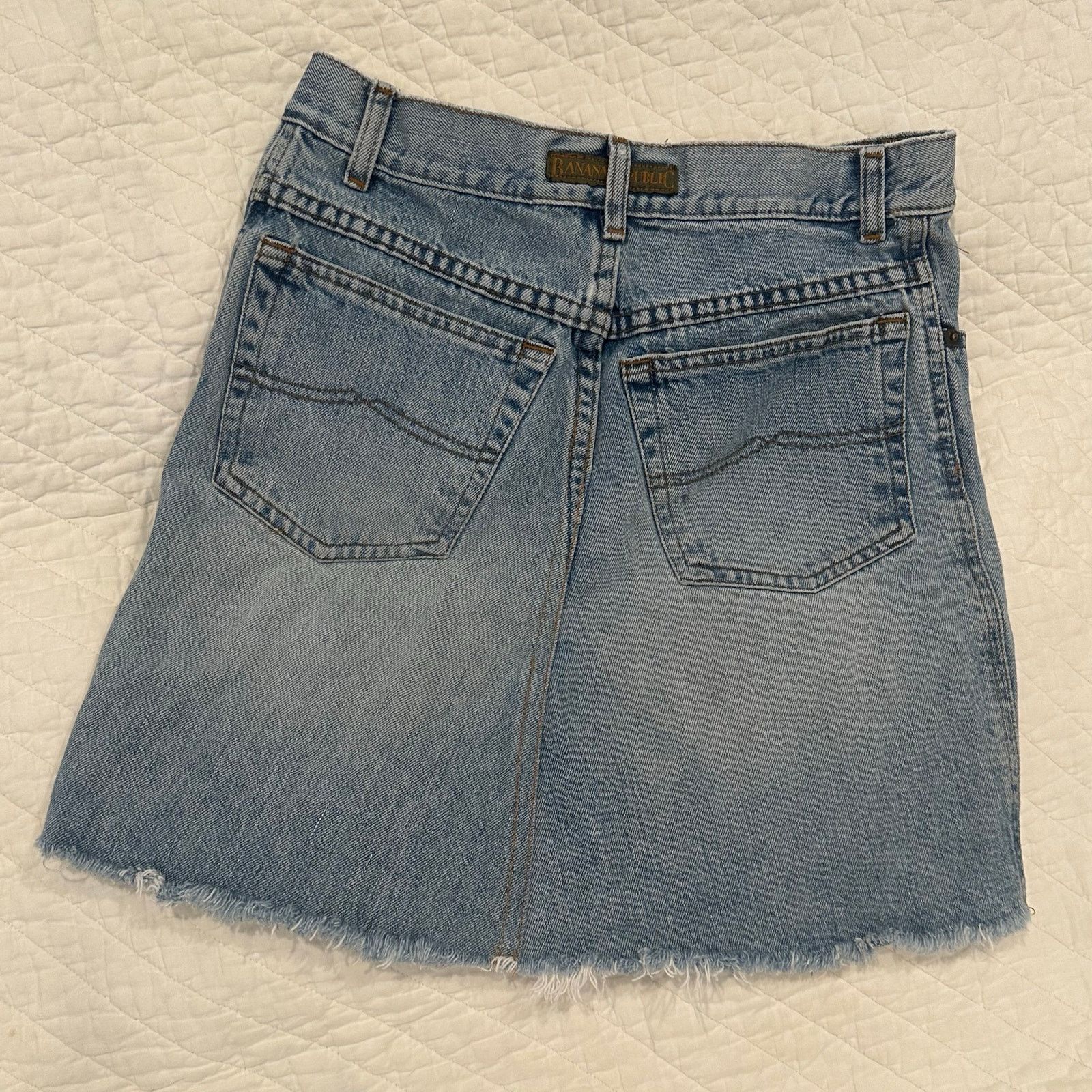 Banana Republic Vintage Banana Republic Safari & Travel Denim Skirt sz 6 Size 28" / US 6 / IT 42 - 5 Thumbnail