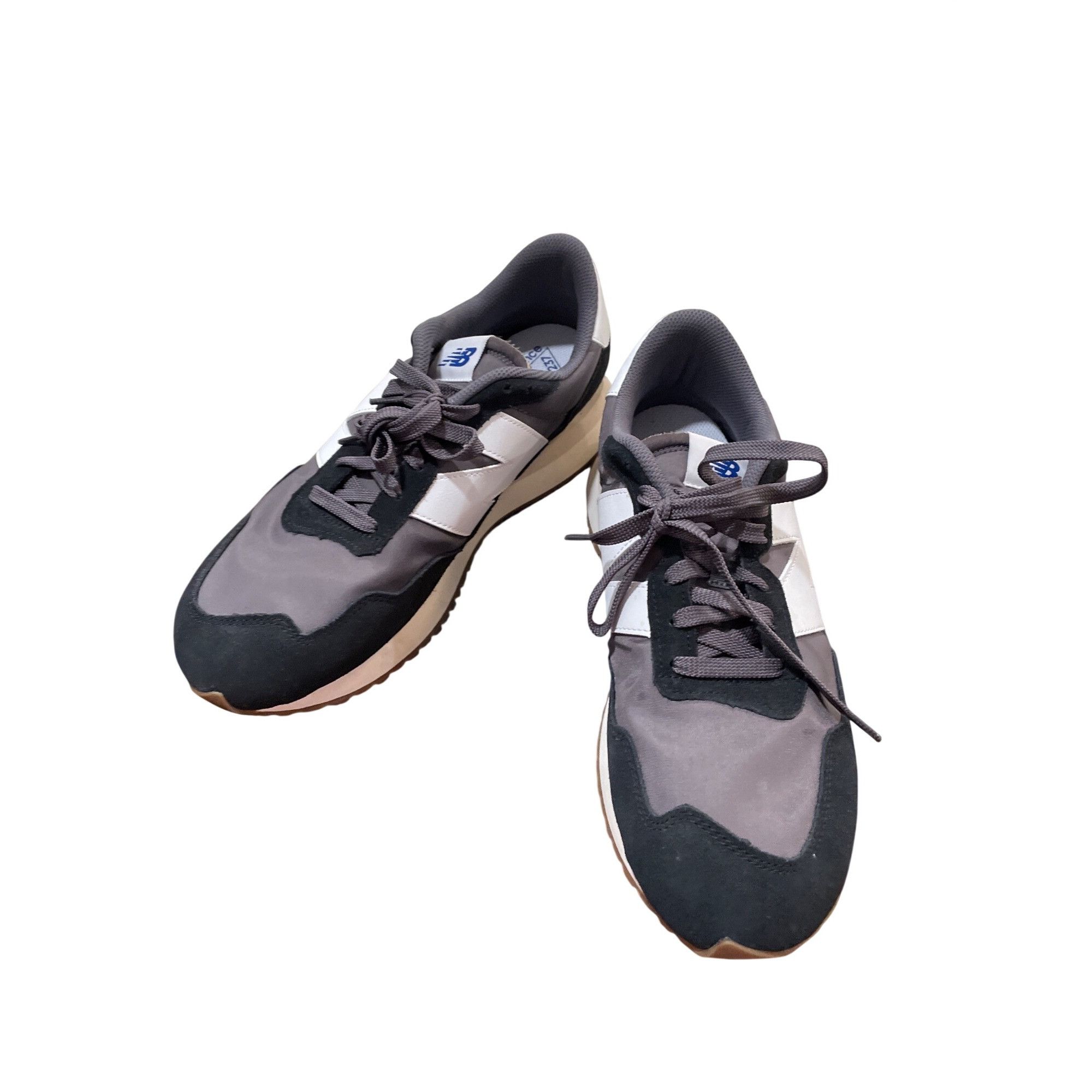 New Balance New Balance 237 mens gray black suede athletic sneakers sz 1 Size US 11.5 / EU 44-45 - 16 Thumbnail