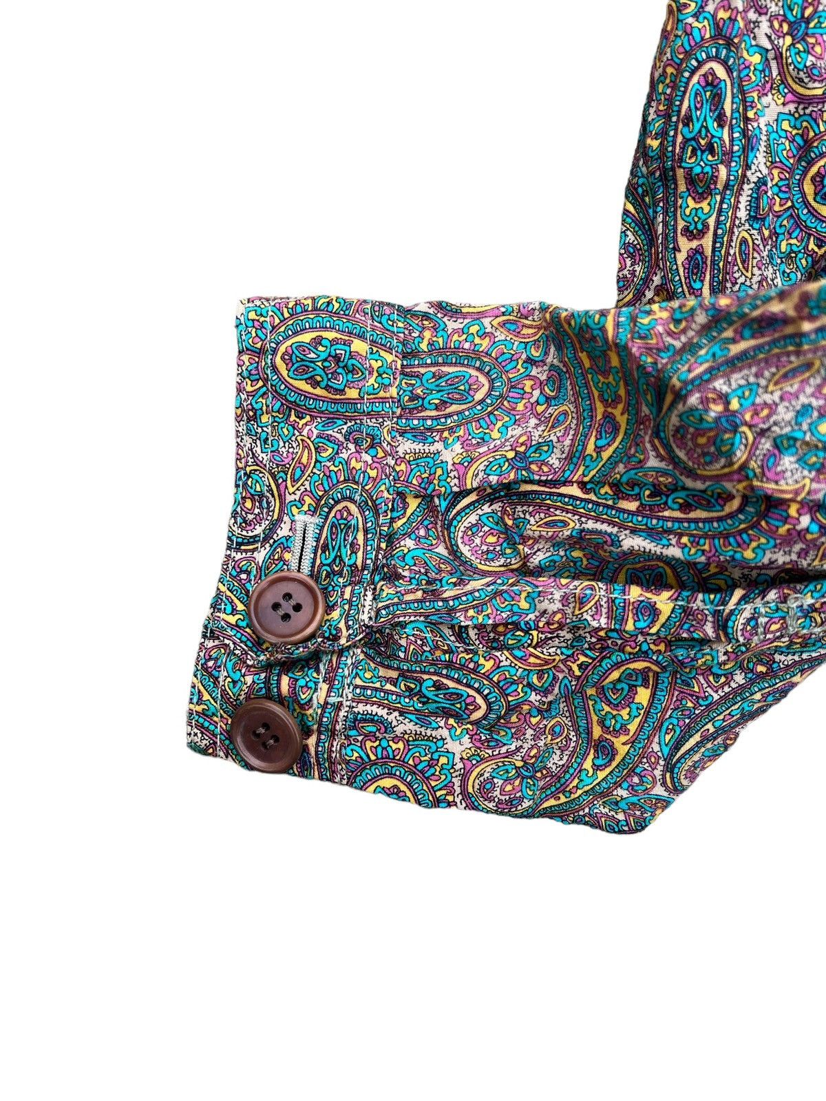 C.P. Company × Massimo Osti × Vintage Vtg🔥80’s Cp Company Persian/Paisley Printed Buttoned Jacket Size US M / EU 48-50 / 2 - 16 Thumbnail