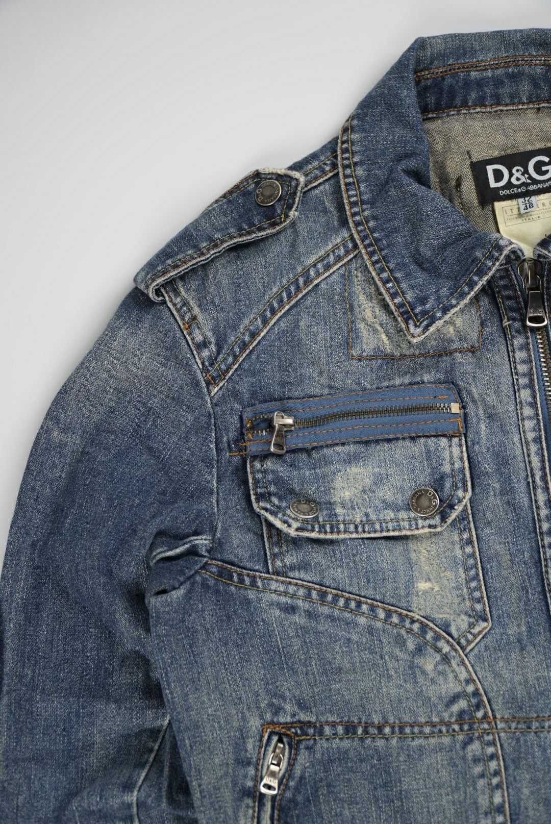 Dolce & Gabbana Dolce & Gabbana Multi Pocket Denim Jacket Size US M / EU 48-50 / 2 - 3 Thumbnail