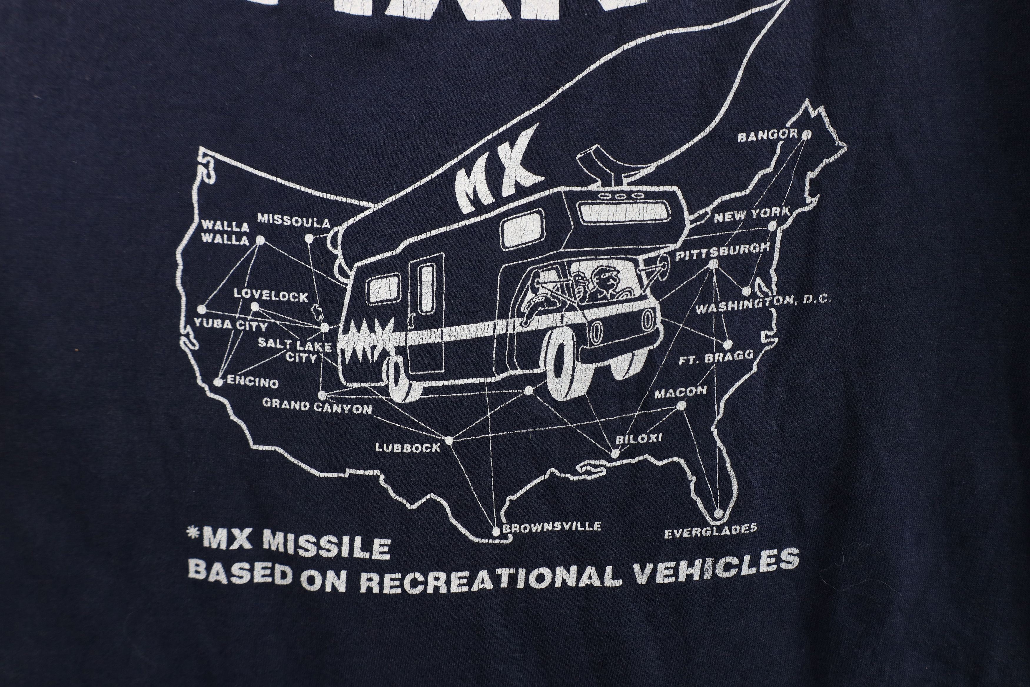 Vintage Vintage 70s 80s MX Missile Recreational Vehicle T-Shirt USA Size US L / EU 52-54 / 3 - 5 Thumbnail