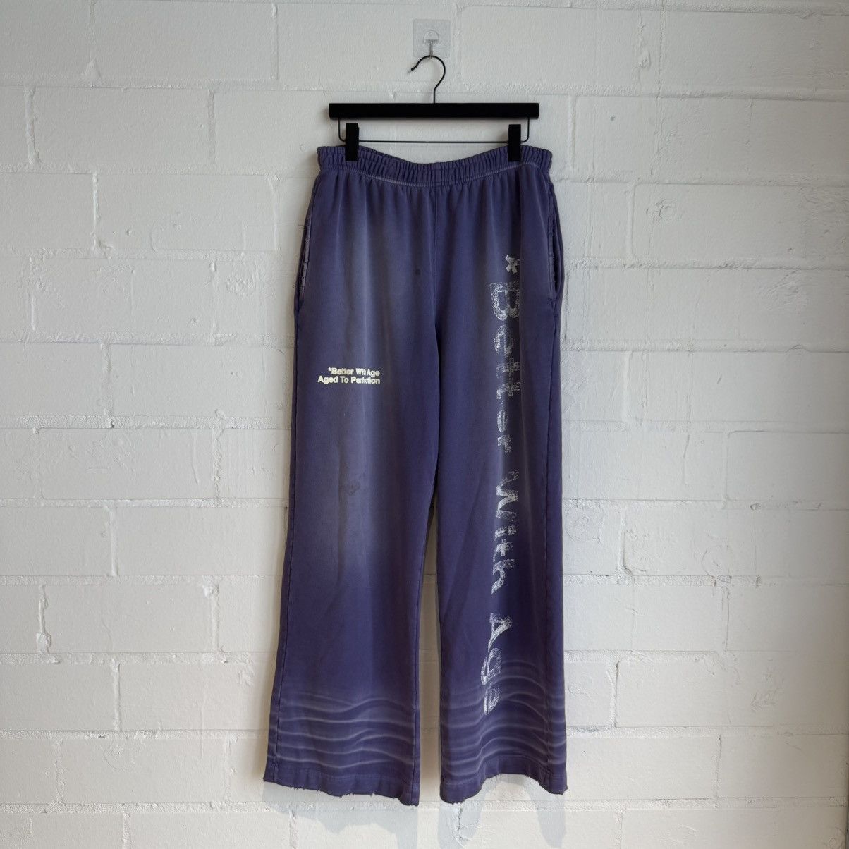 Better With Age Better With Age Purple Sweatpants Size US 35 - 1 Thumbnail