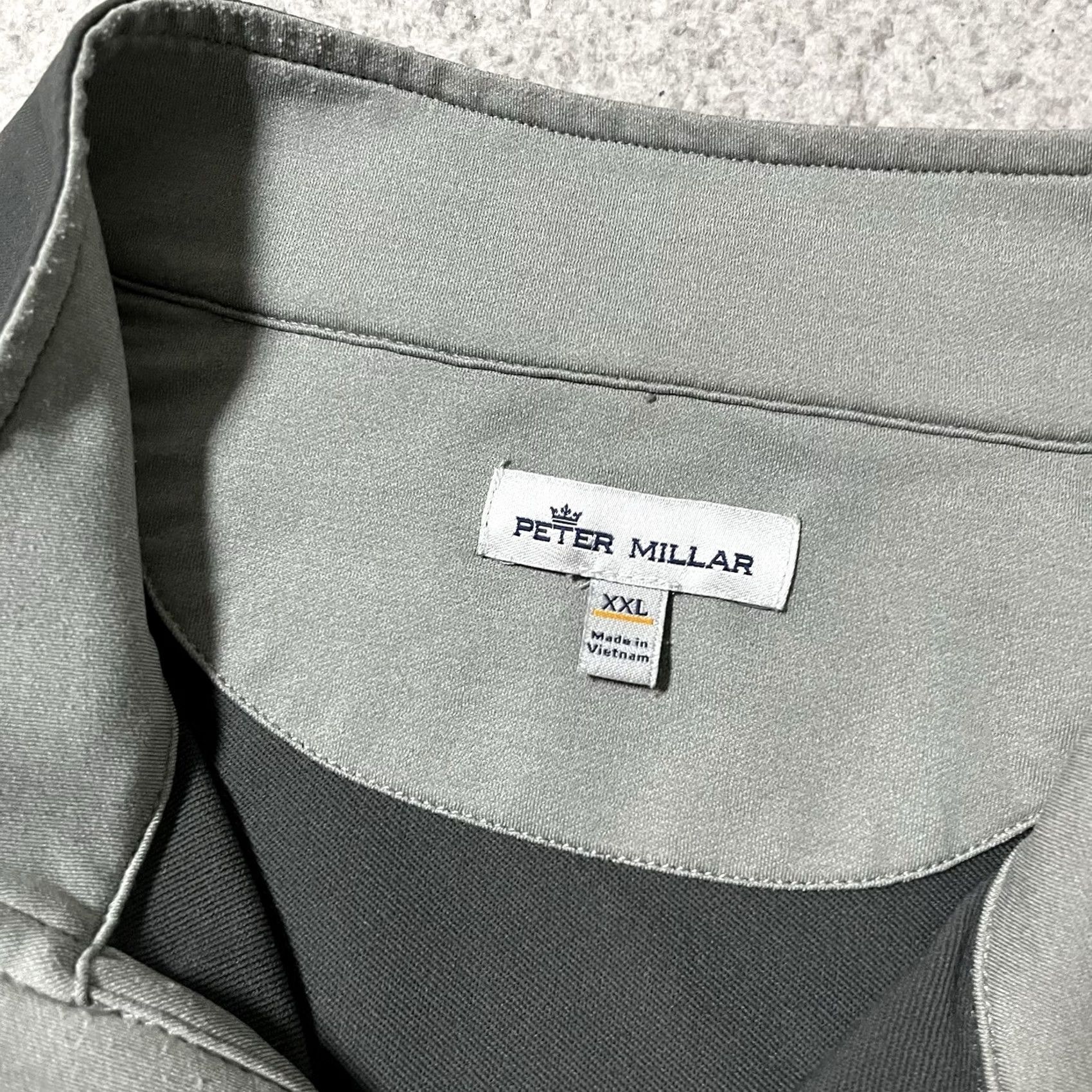 Peter Millar Peter Millar 1/4 Zip Pullover Mens 2XL Gray Maryland Terrapins Performance Golf Shirt Size US XXL / EU 58 / 5 - 2 Thumbnail