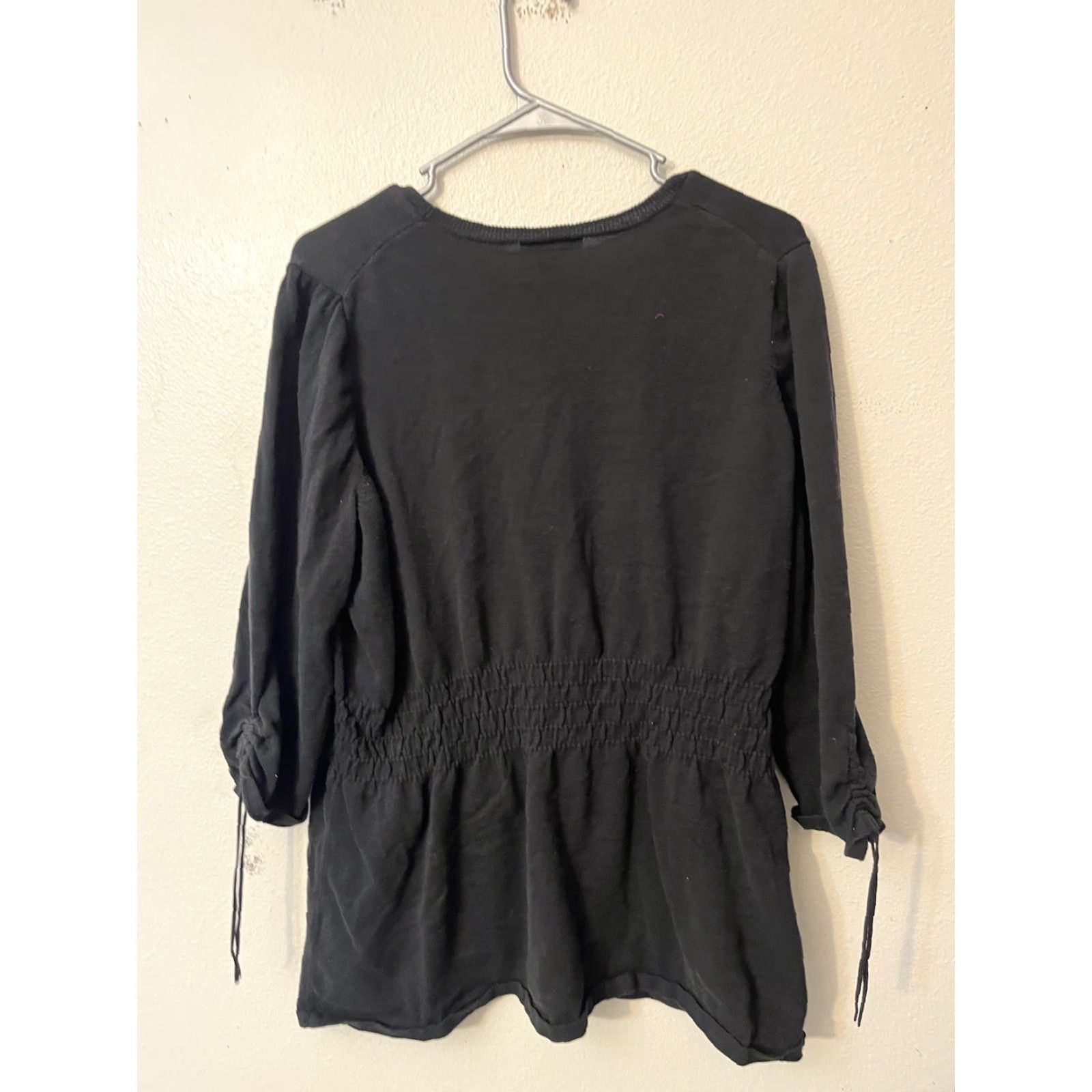 Tommy Hilfiger Tommy Hilfiger Women Cardigan 3/4 Sleeve Jumper 1X Black Size XL / US 12-14 / IT 48-50 - 3 Thumbnail