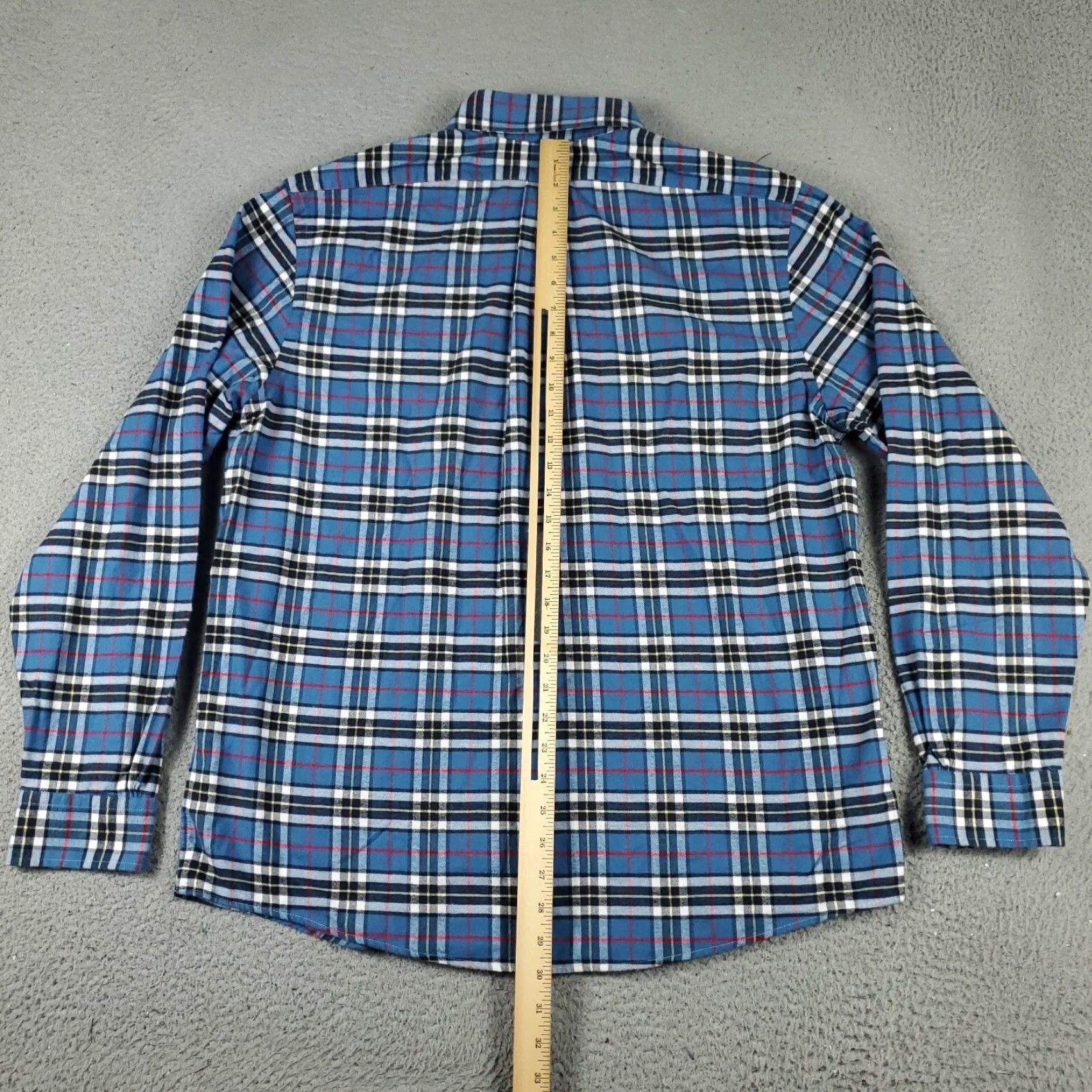 Brooks Brothers Brooks Brothers Button-Up Shirt Mens Large Blue Plaid Long Sleeve Casual Size US L / EU 52-54 / 3 - 3 Thumbnail
