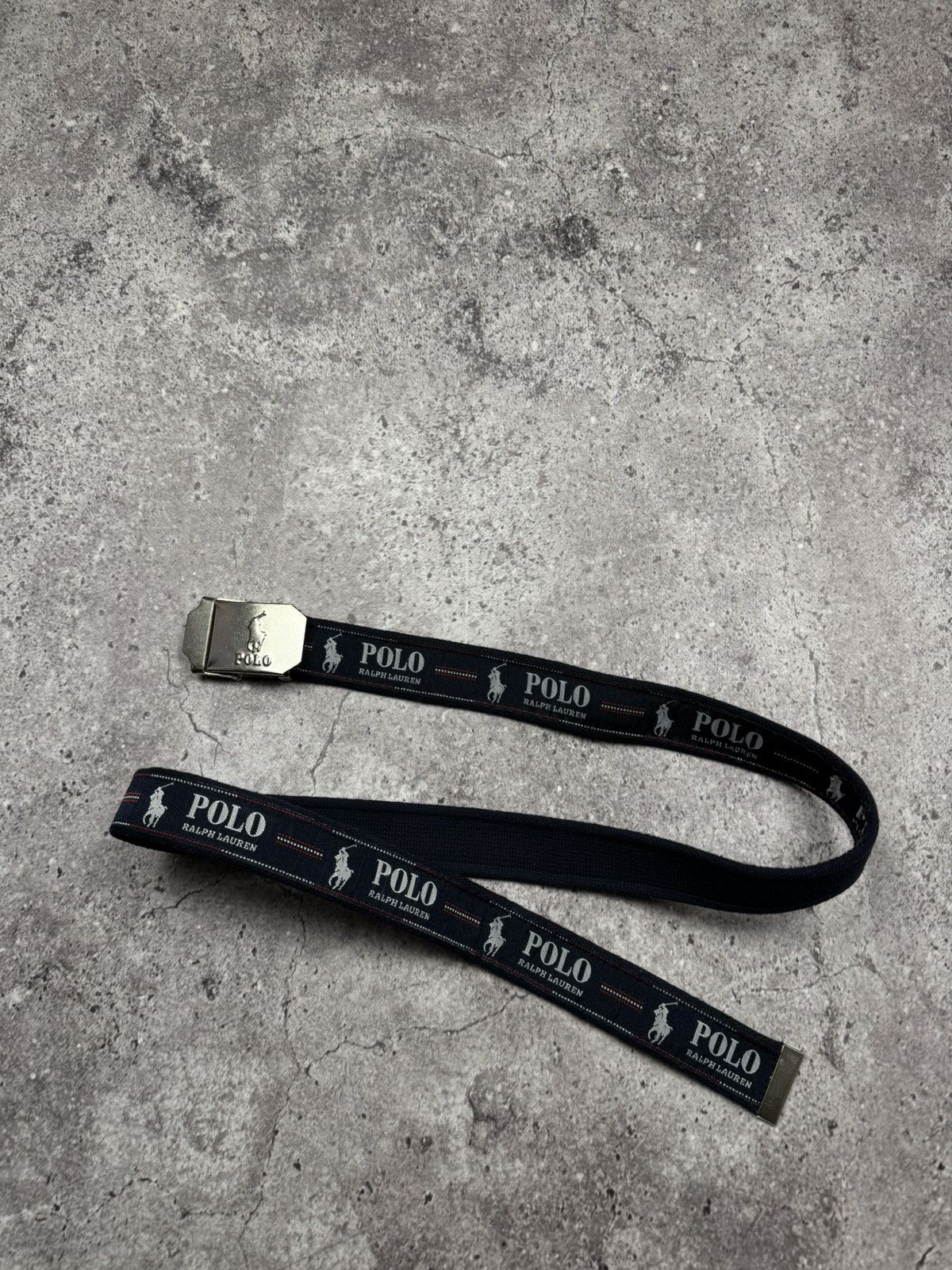 Polo Ralph Lauren Vintage Polo Ralph Lauren Monogram Y2K Big Logo Belt Japan Size ONE SIZE - 5 Thumbnail