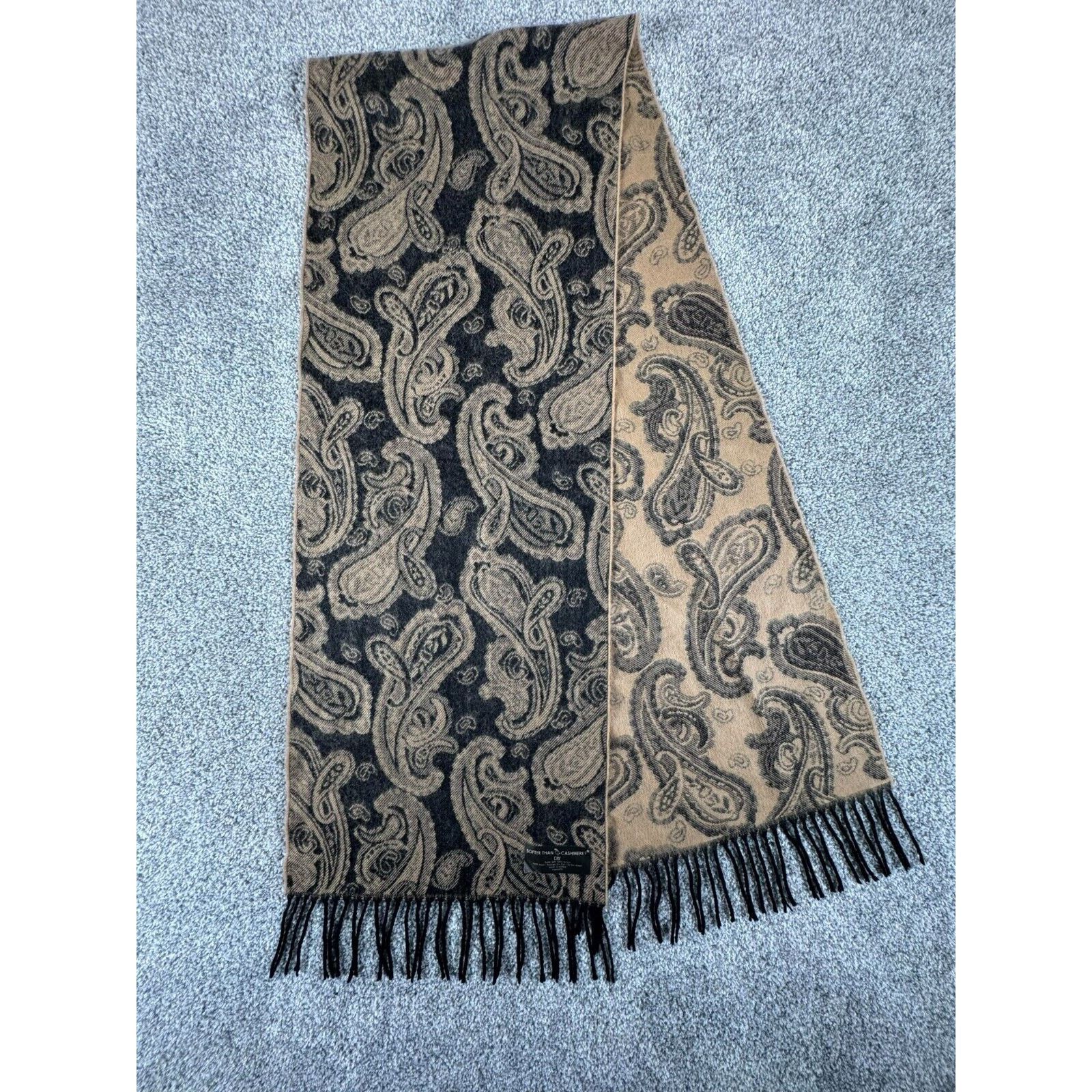 Other D&Y Scarf Womens Paisley Soft Vintage Old Money Elegant Chic Size ONE SIZE - 1 Thumbnail