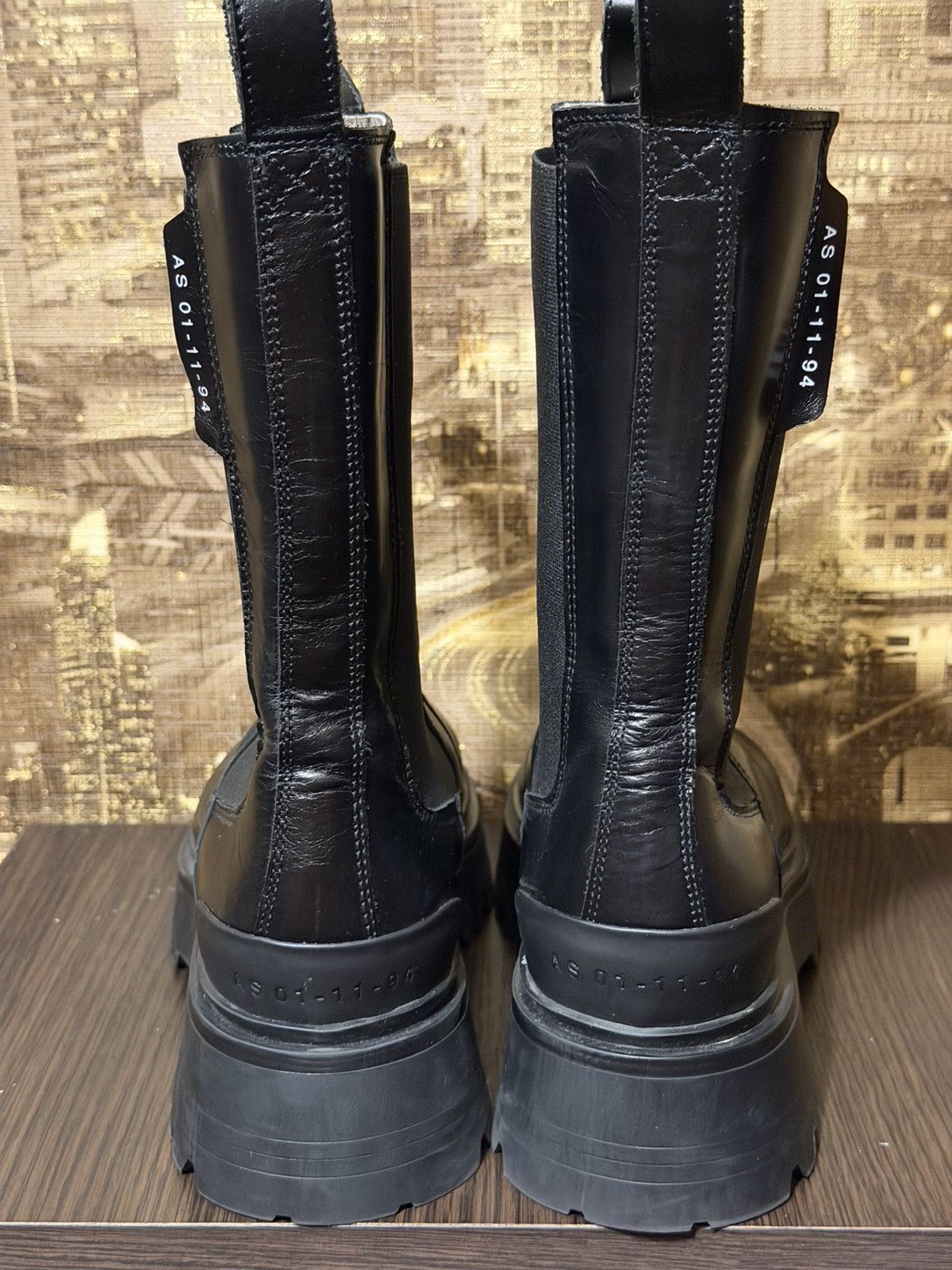 Allsaints AllSaints Boots Amber Black Leather Size 39 Size US 9 / IT 39 - 7 Thumbnail