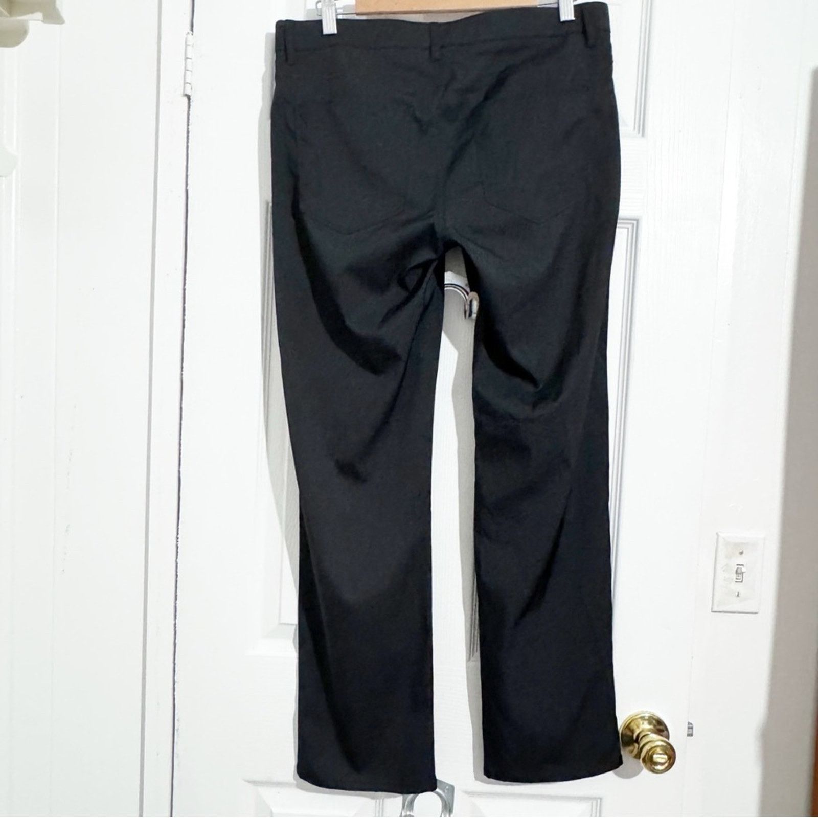 Perry Ellis Perry Ellis Premium Black Flat Front Pants Men’s Size 32x30 Size US 32 / EU 48 - 6 Thumbnail