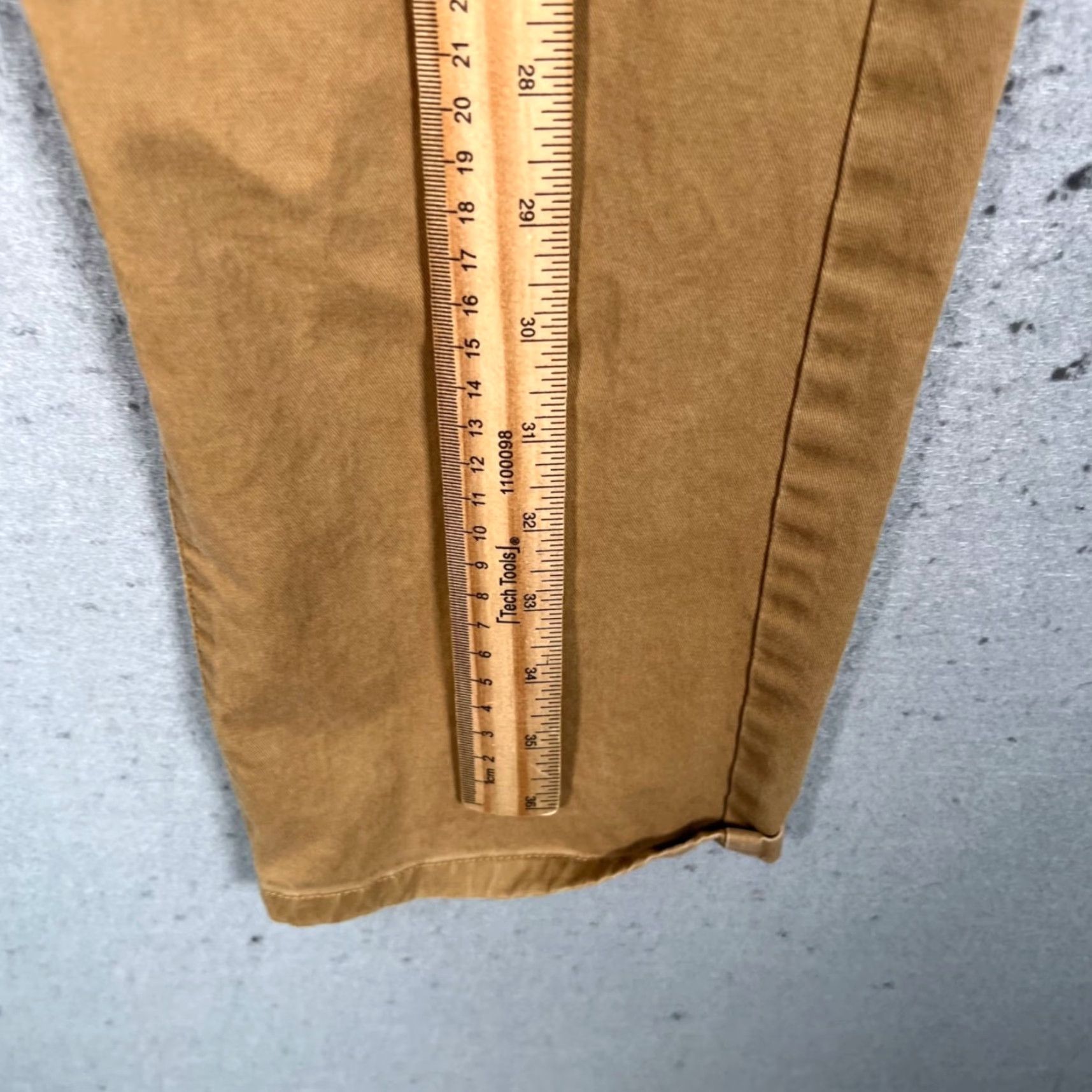 Bonobos Bonobos Mens Chino Pants Tailored Khaki Cotton Blend Beige 30 x 30 Flat Front Mid Rise Straight Pants Mens 30 Casual Vintage No N/A Size US 30 / EU 46 - 7 Thumbnail