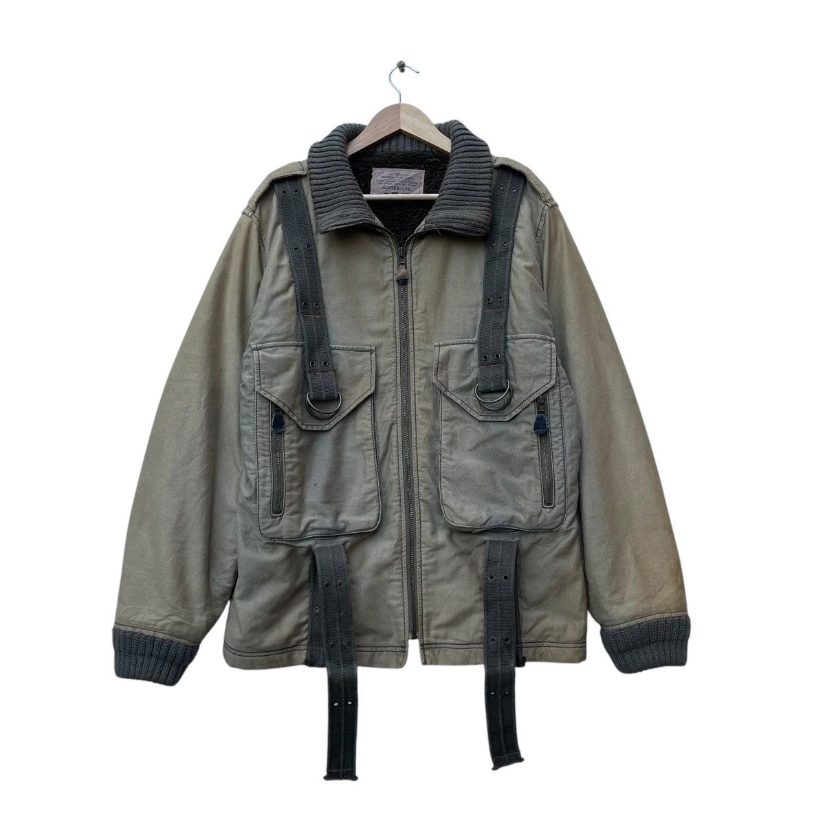 Avirex × Vintage 💥Vintage Avirex High Speed Low Level Flight Air Force Sherpa Size US XL / EU 56 / 4 - 1 Thumbnail