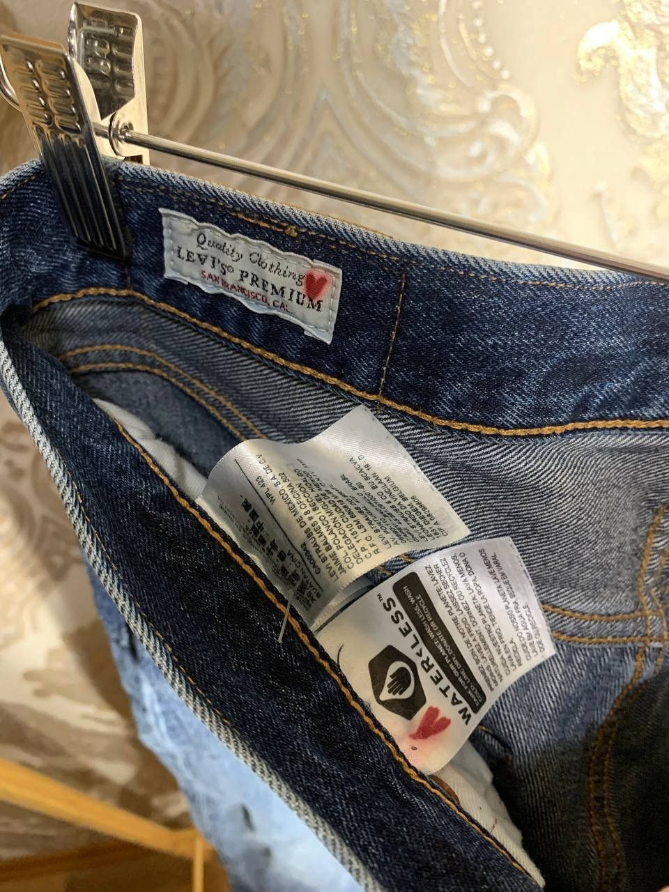 Levi's × Vintage VERY RARE LEVI’S 501 DENIM JEANS DESIGNER JAPAN STYLE Y2K Size US 32 / EU 48 - 8 Thumbnail