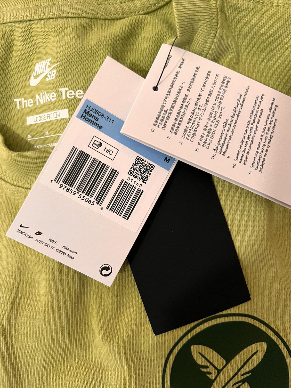 Nike SB Nike SB Yuto Horigome Tee Olive Aura matcha gheisa Japan Size US M / EU 48-50 / 2 - 25 Thumbnail
