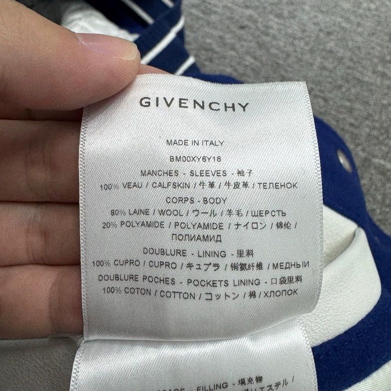 Givenchy Givenchy Size56 Sheepskin Patchwork Pilot Jacket Size US M / EU 48-50 / 2 - 3 Thumbnail