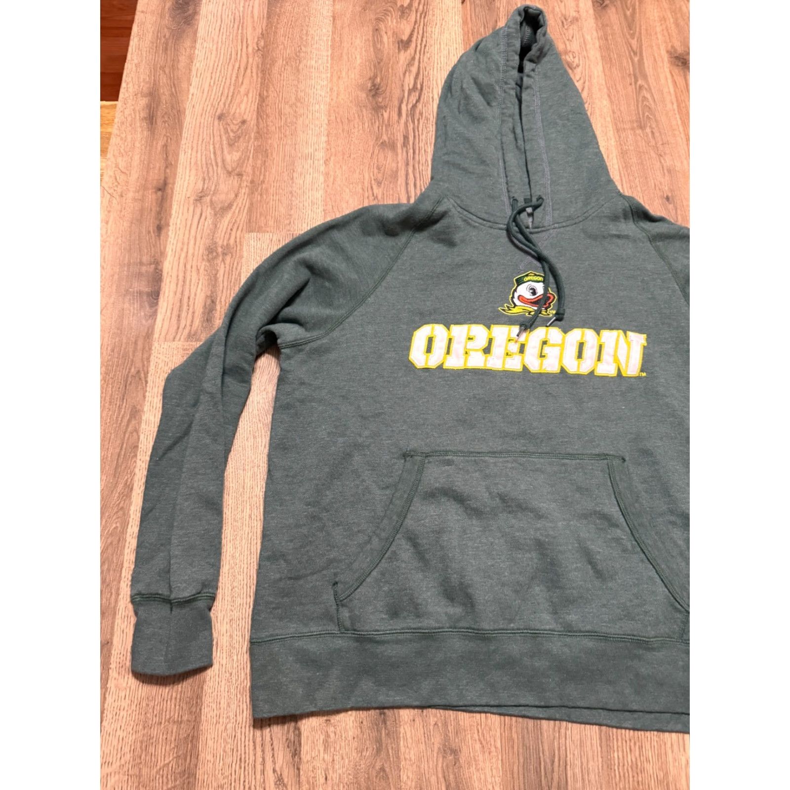 Champion VINTAGE Champion Hoodie Mens XL Green Pullover Oregon Ducks Football Size US XL / EU 56 / 4 - 3 Thumbnail