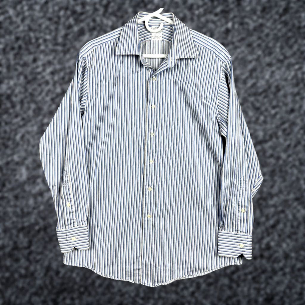 Brooks Brothers Vintage Brooks Brothers Regent Shirt Mens 16-33 Striped Button Made USA Size US L / EU 52-54 / 3 - 1 Thumbnail