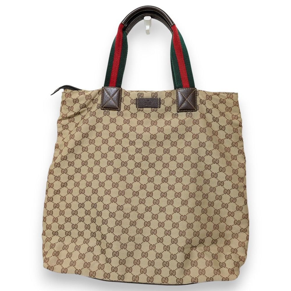 Gucci Gucci Gucci GG Nylon Tote Bag Textile Tote Bag 131233 DUTY FREE for USA Size ONE SIZE - 1 Thumbnail
