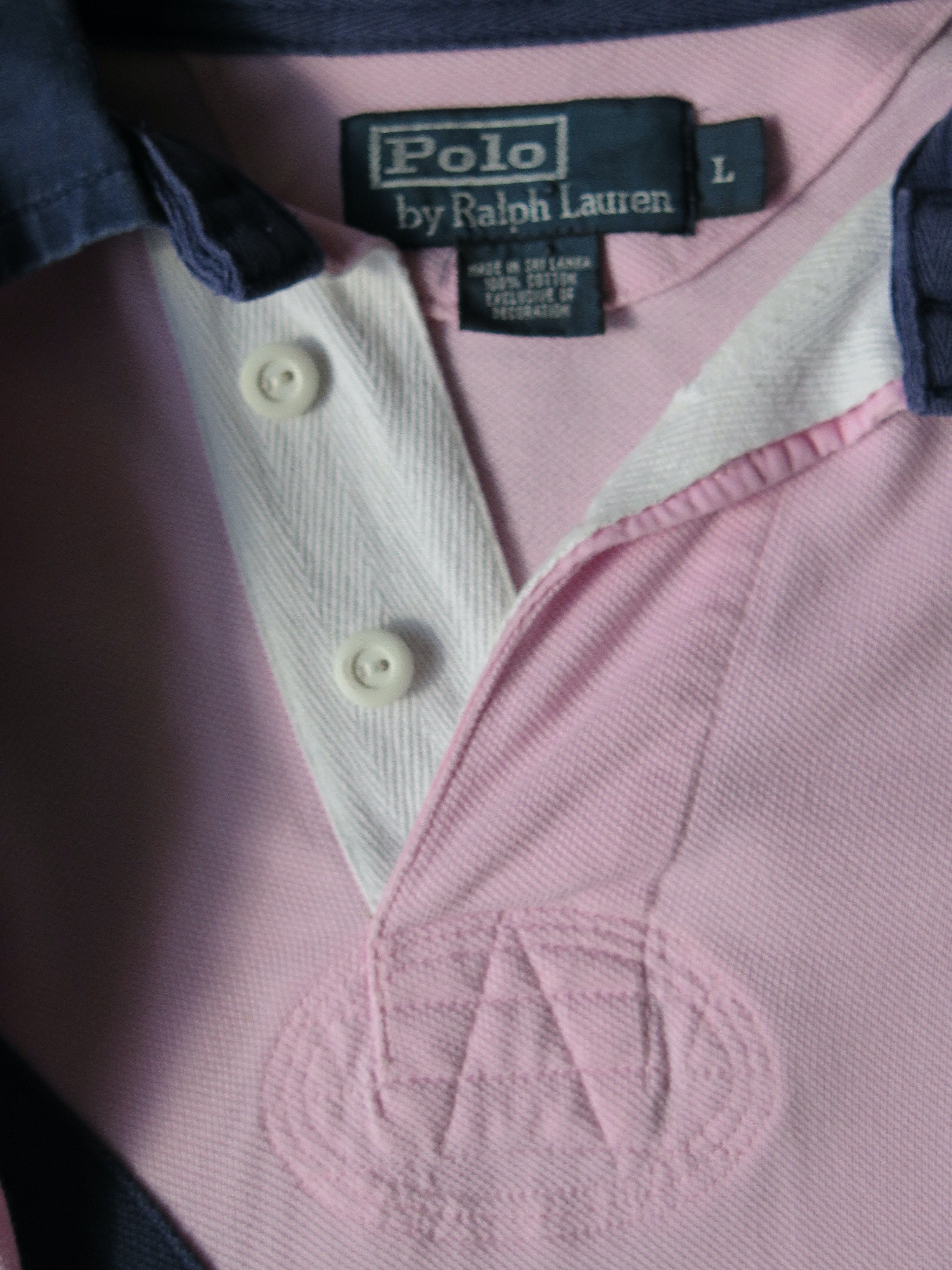 Polo Ralph Lauren × Ralph Lauren Pink Rugby OG POLO Size US L / EU 52-54 / 3 - 5 Thumbnail
