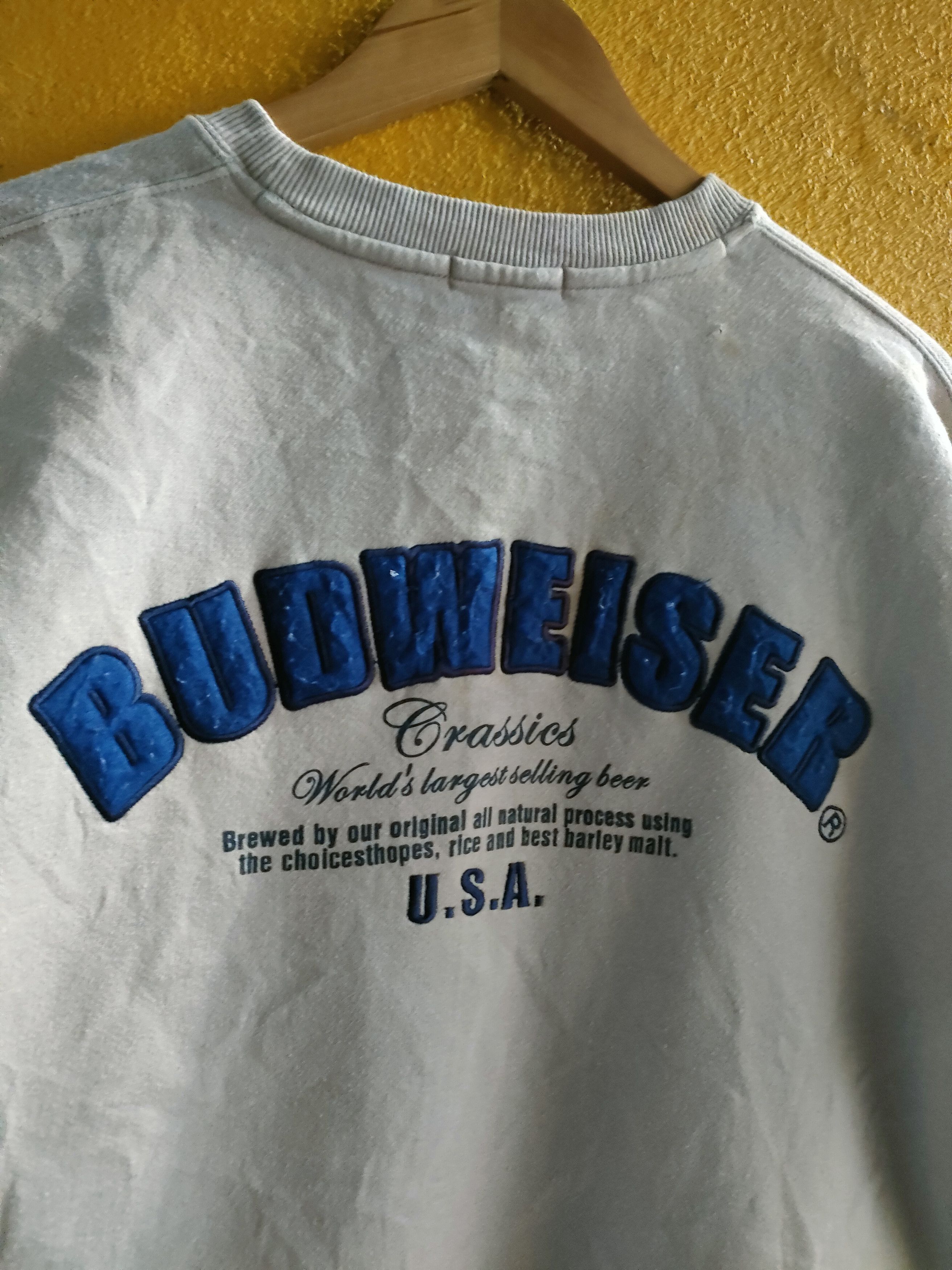 Budweiser × Vintage Vintage Budweiser Sweatshirt Size US M / EU 48-50 / 2 - 4 Thumbnail