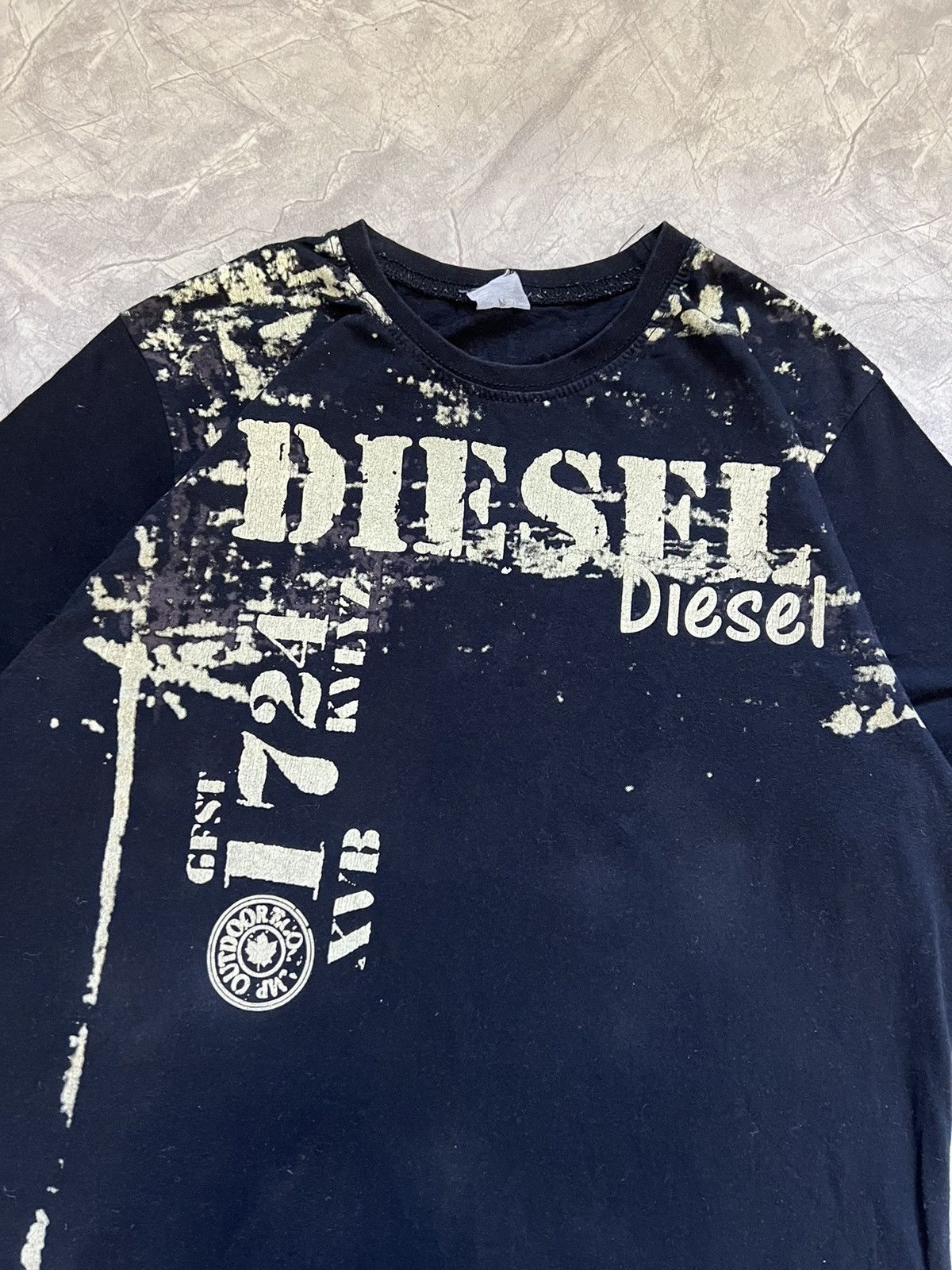 Diesel Y2K Vintage Diesel T-Shirt Big Logo | Grailed