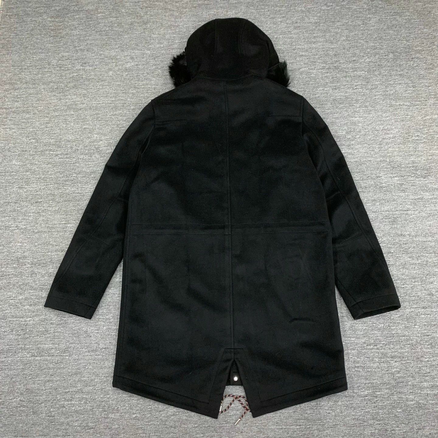 Dior Dior black wool parka coat Size M / US 6-8 / IT 42-44 - 2 Thumbnail