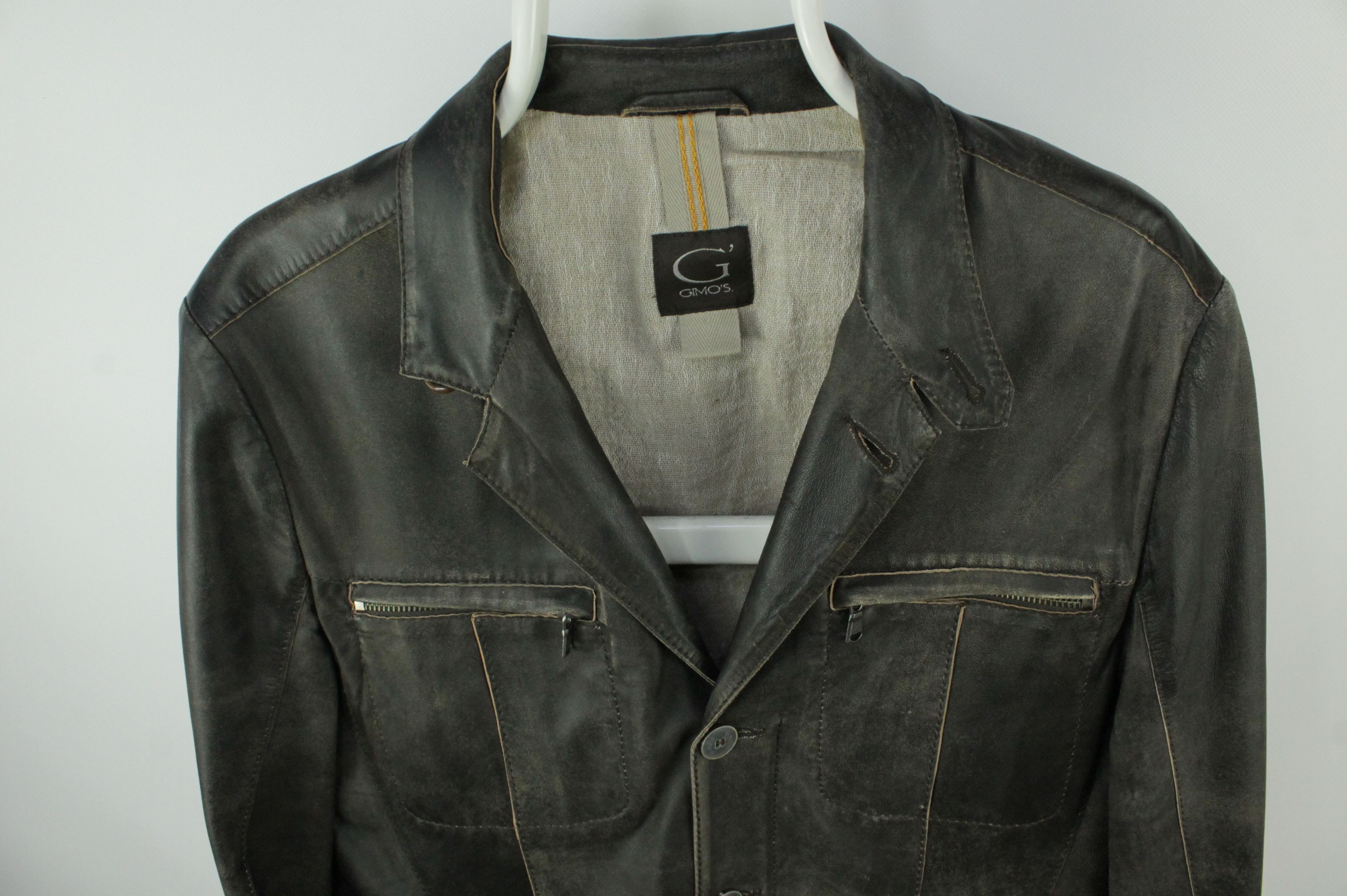 Gimo's Gimo's Light Leather Jacket Men's Size US M / EU 48-50 / 2 - 2 Thumbnail