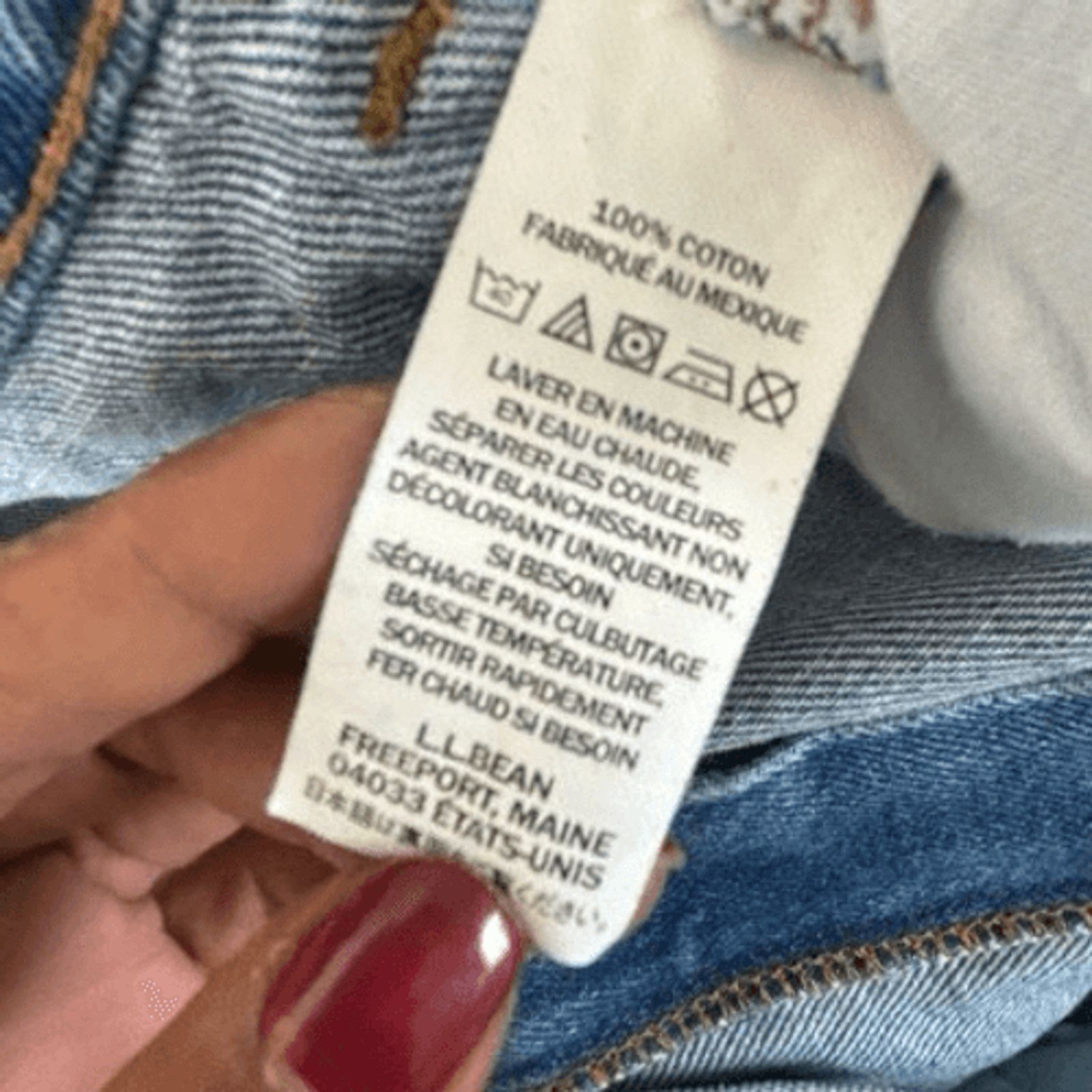 L.L. Bean L.L Bean Denim Standard High-Rise Straight Jeans SZ 44x28 Size US 44 / EU 60 - 10 Thumbnail