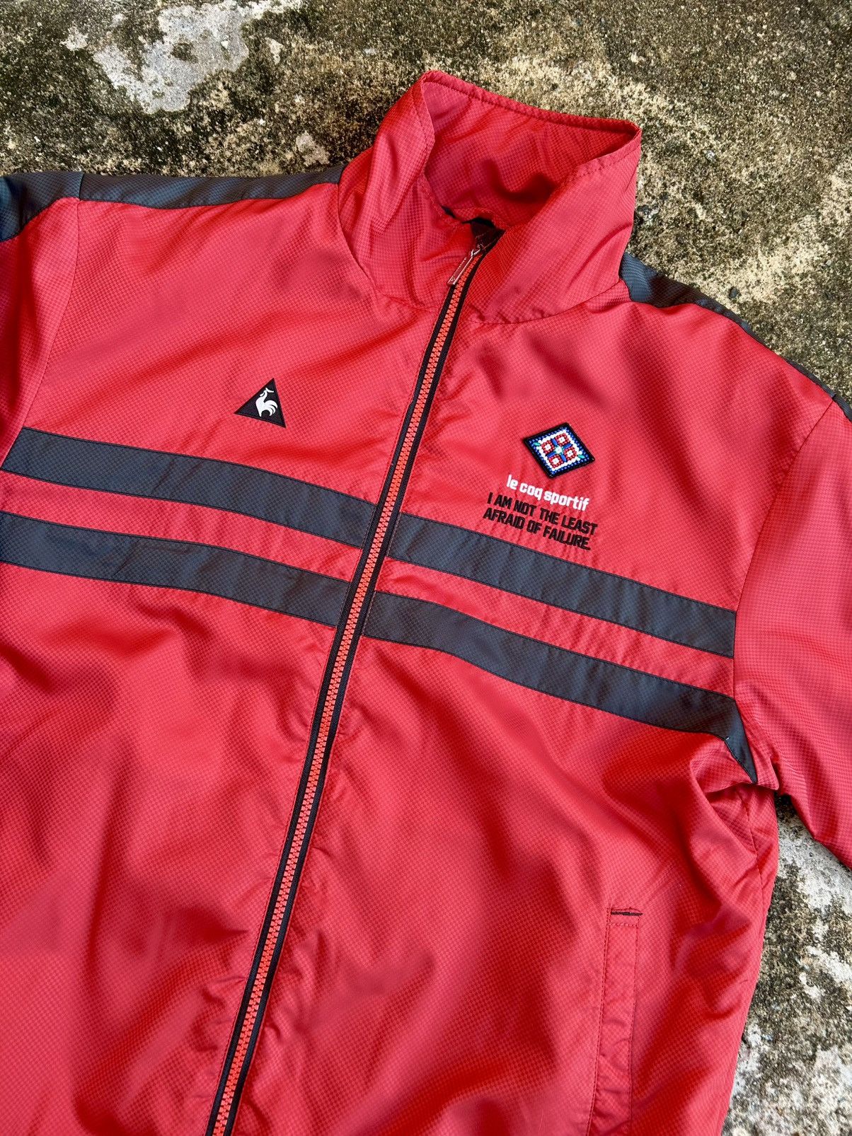 Japanese Brand × Vintage Lecoqsportif Golf Collection Nylon Zipper Jacket Size US L / EU 52-54 / 3 - 7 Thumbnail